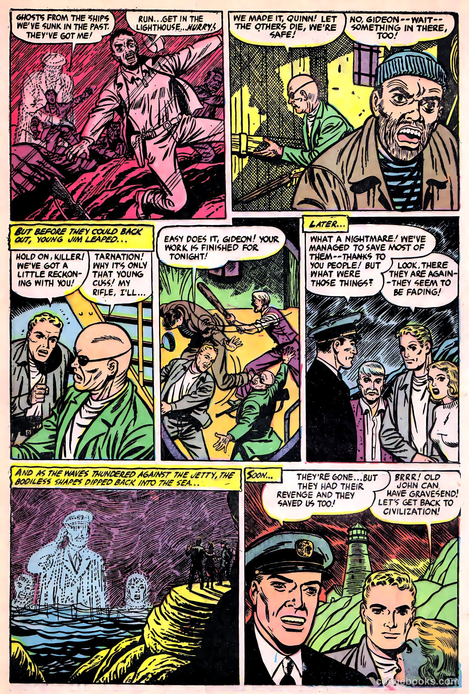 Ghost Comics #5 (1952, Fiction House) — page 24 of 36