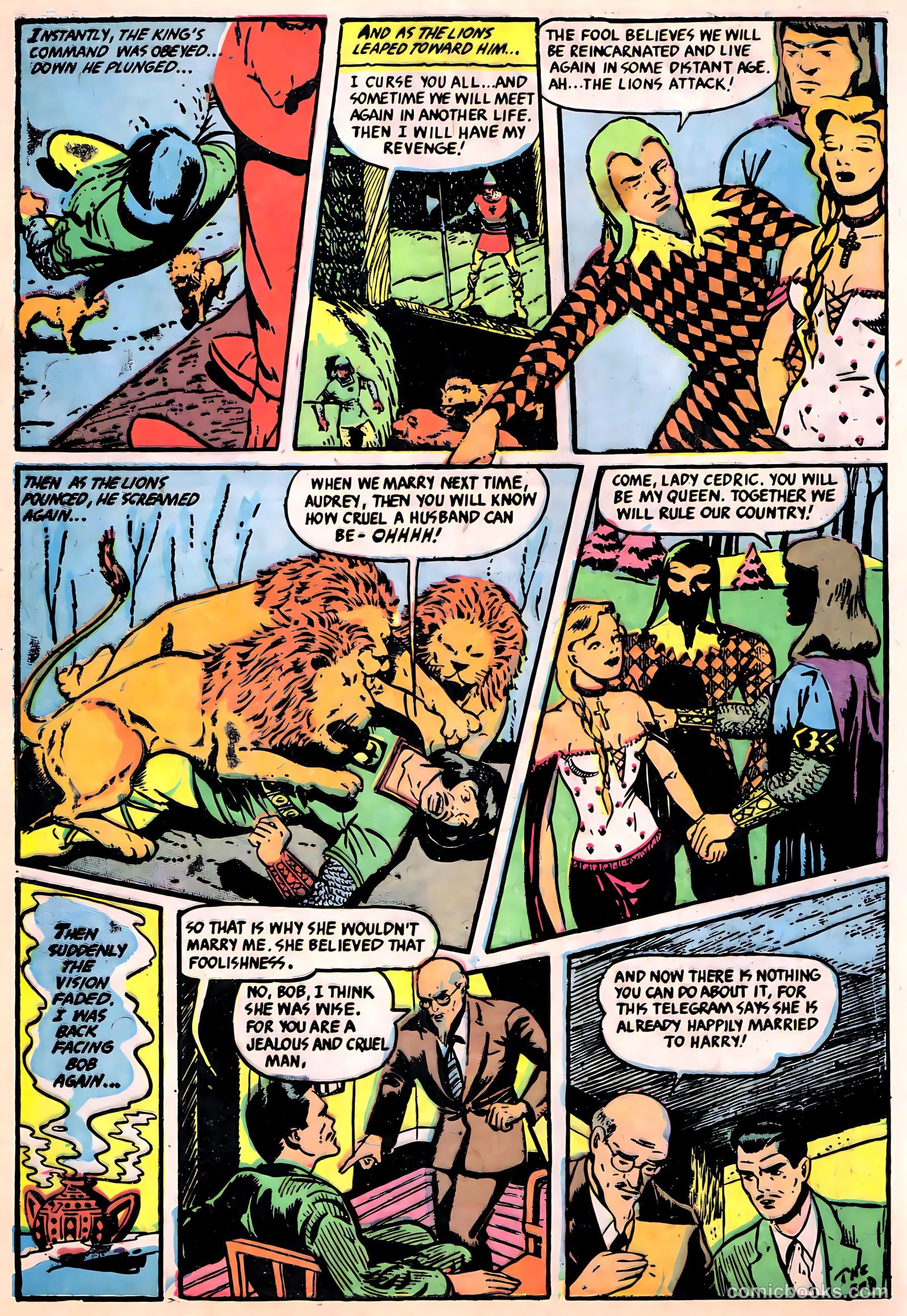 Ghost Comics #5 (1952, Fiction House) — page 28 of 36
