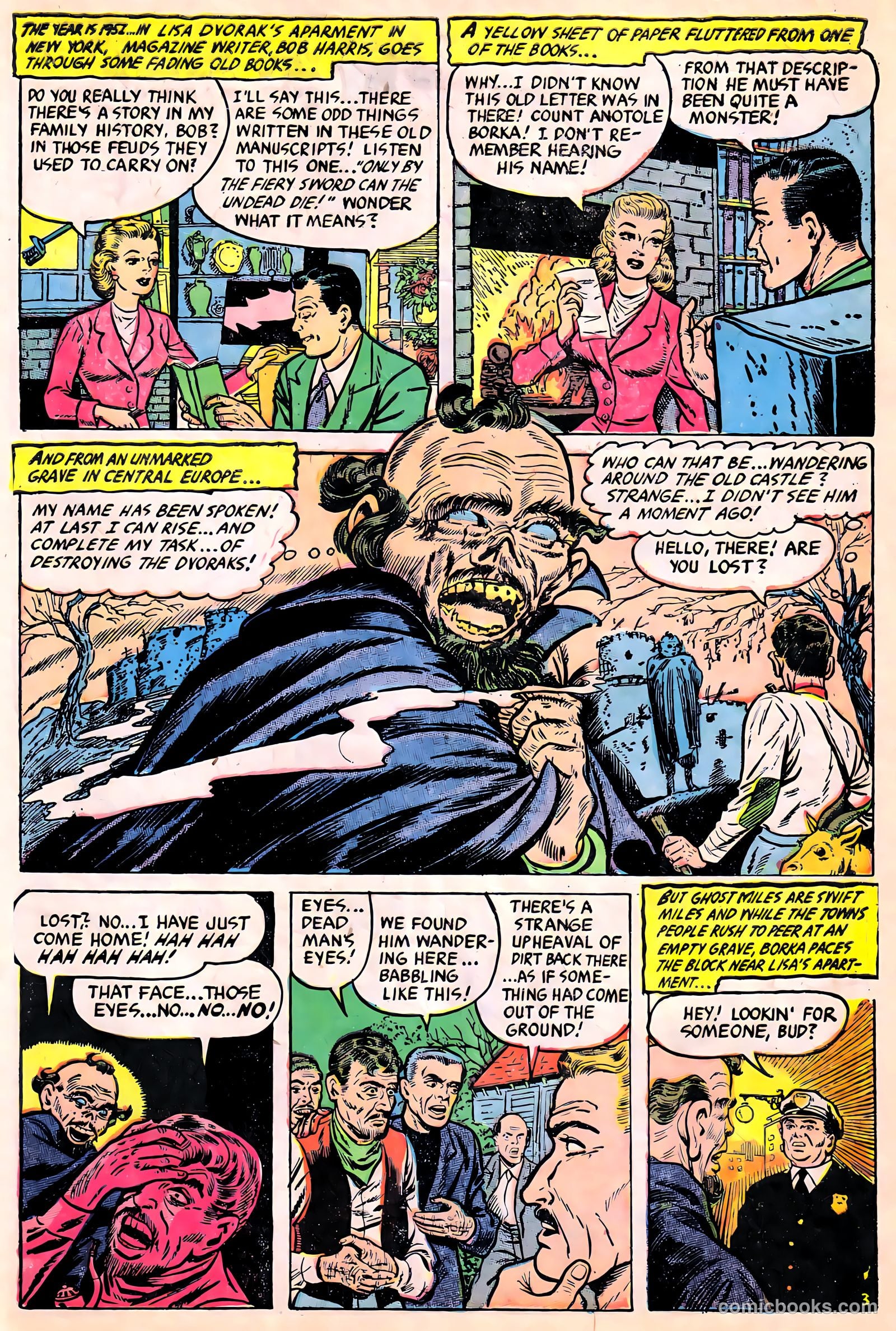 Ghost Comics #5 (1952, Fiction House) — page 31 of 36