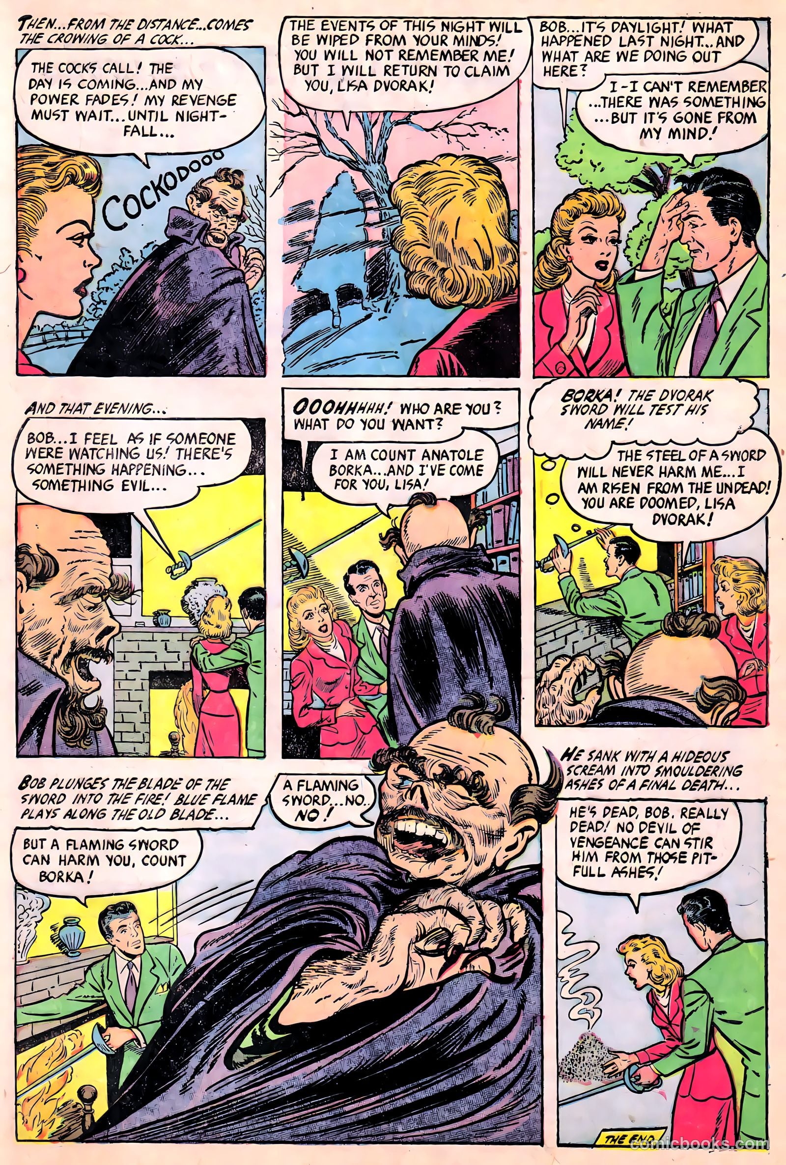 Ghost Comics #5 (1952, Fiction House) — page 33 of 36