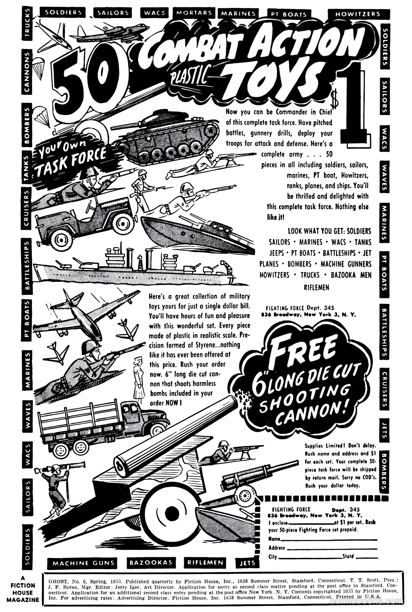 Ghost Comics #6 (1953, Fiction House) — page 2 of 35