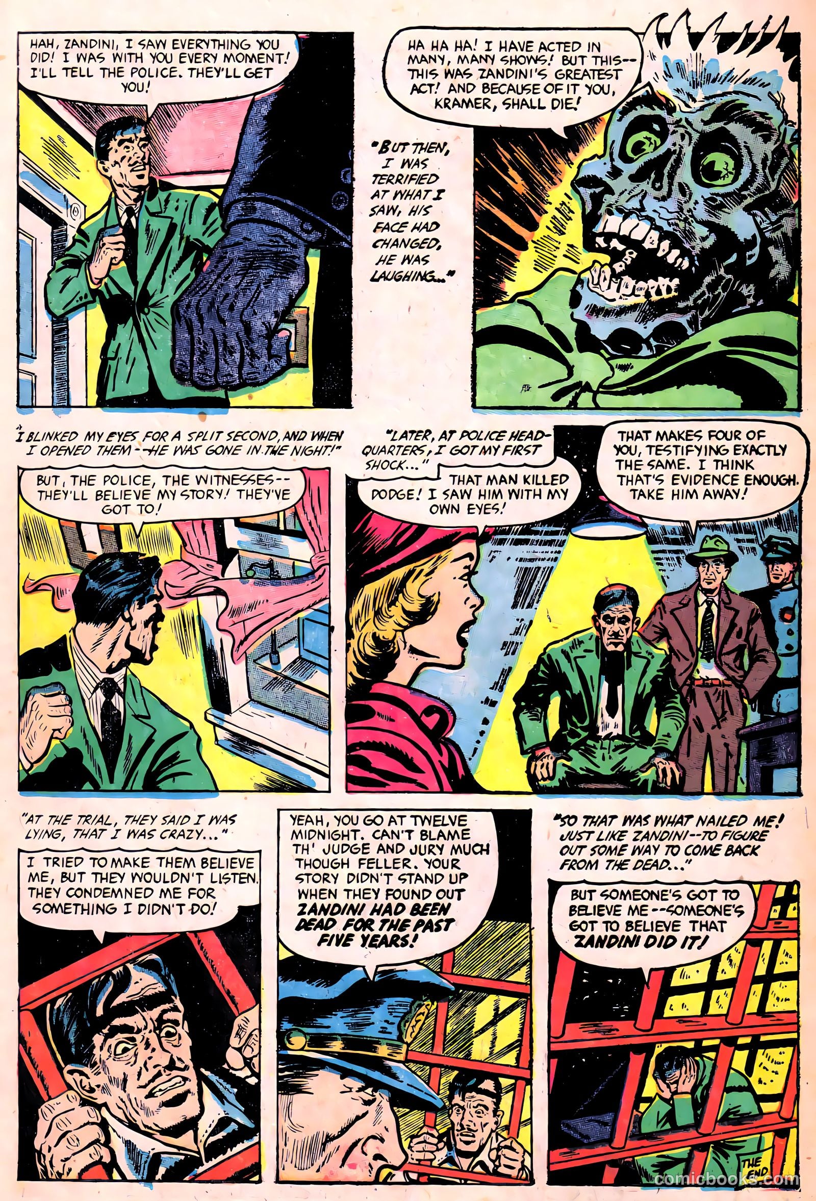 Ghost Comics #6 (1953, Fiction House) — page 15 of 35