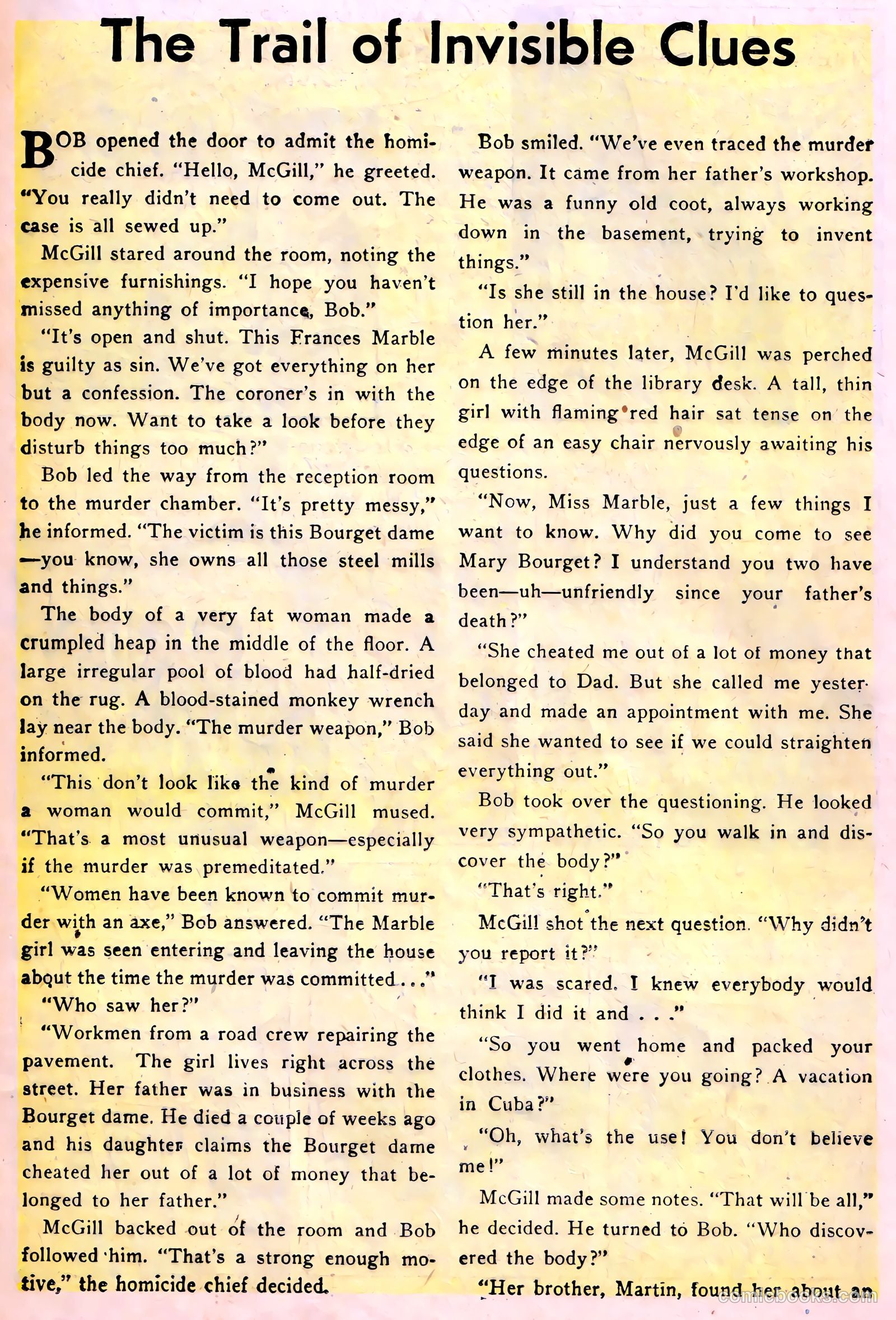 Ghost Comics #6 (1953, Fiction House) — page 16 of 35