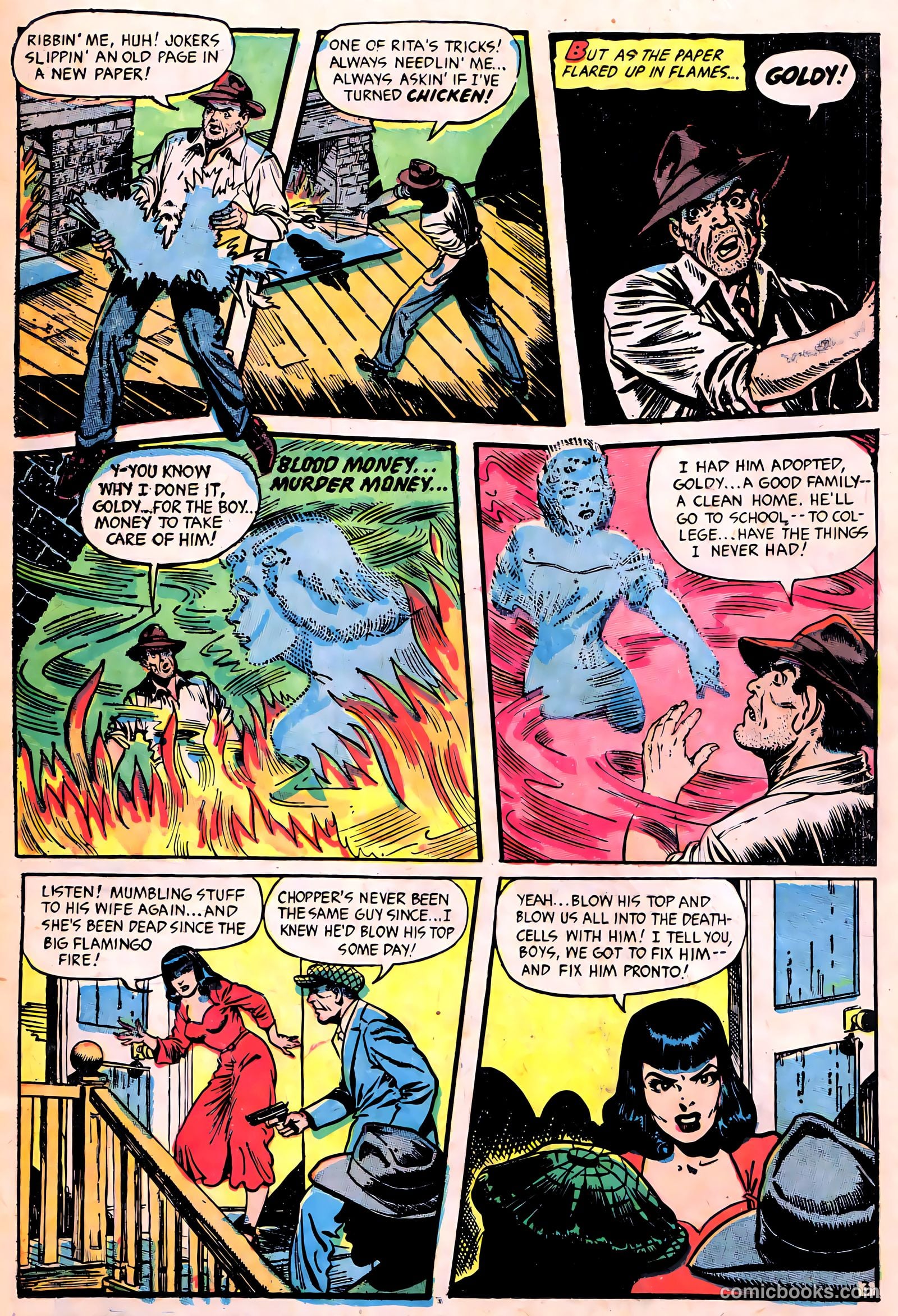 Ghost Comics #6 (1953, Fiction House) — page 22 of 35