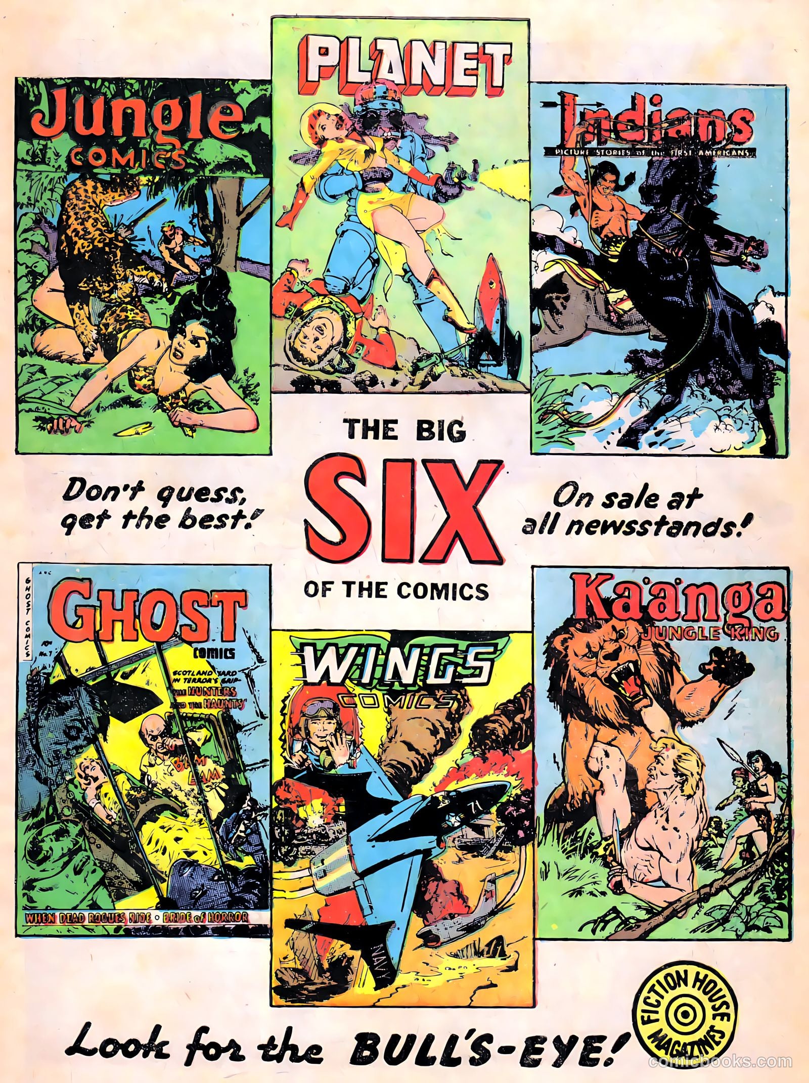 Ghost Comics #7 (1953, Fiction House) — page 3 of 36