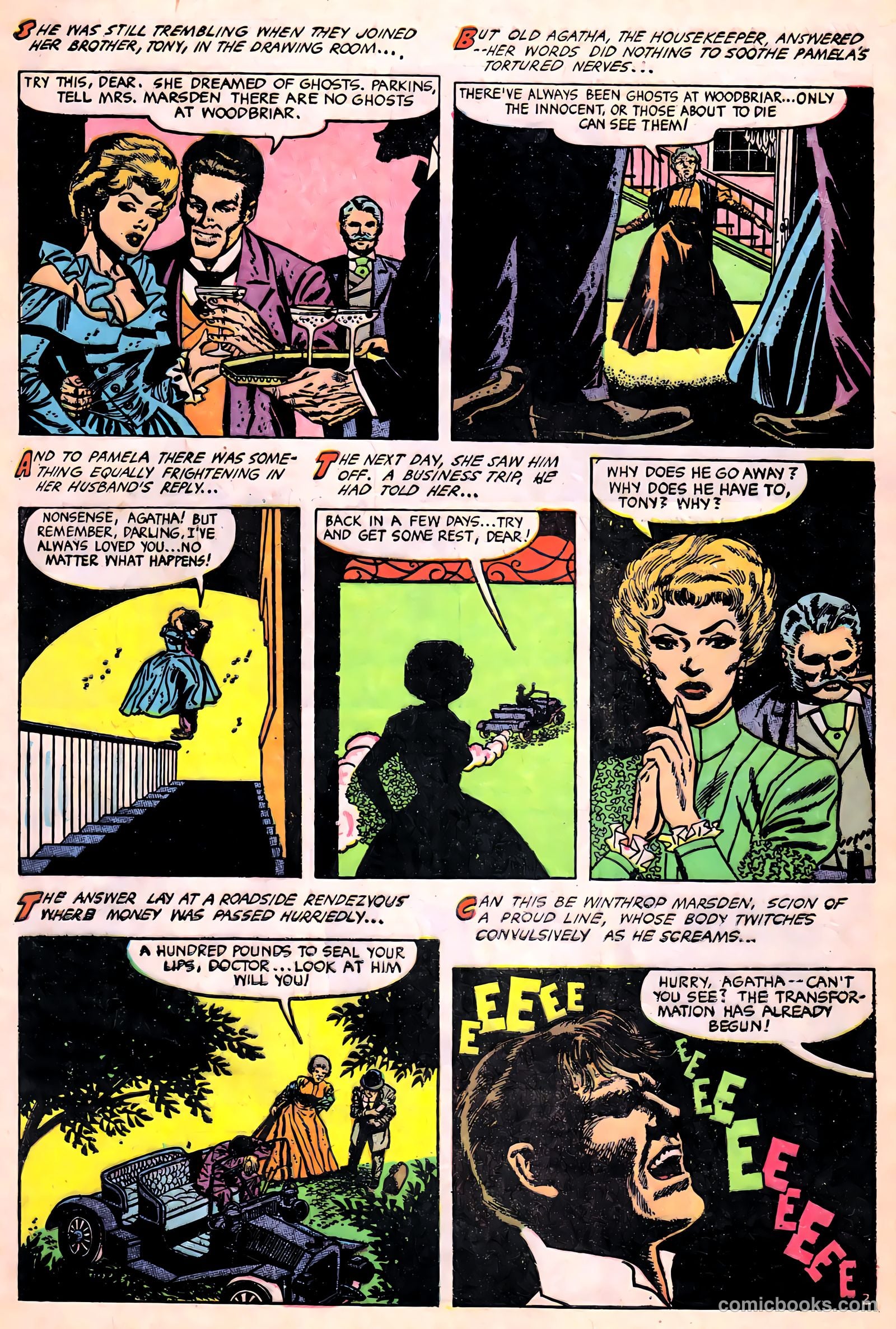 Ghost Comics #7 (1953, Fiction House) — page 5 of 36