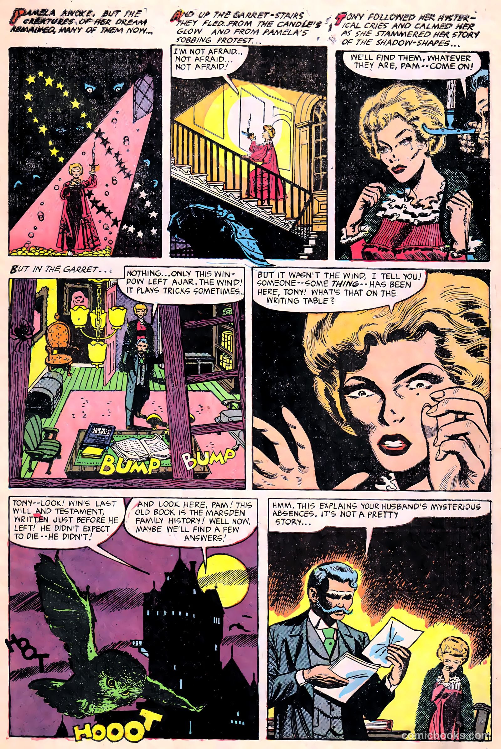 Ghost Comics #7 (1953, Fiction House) — page 7 of 36