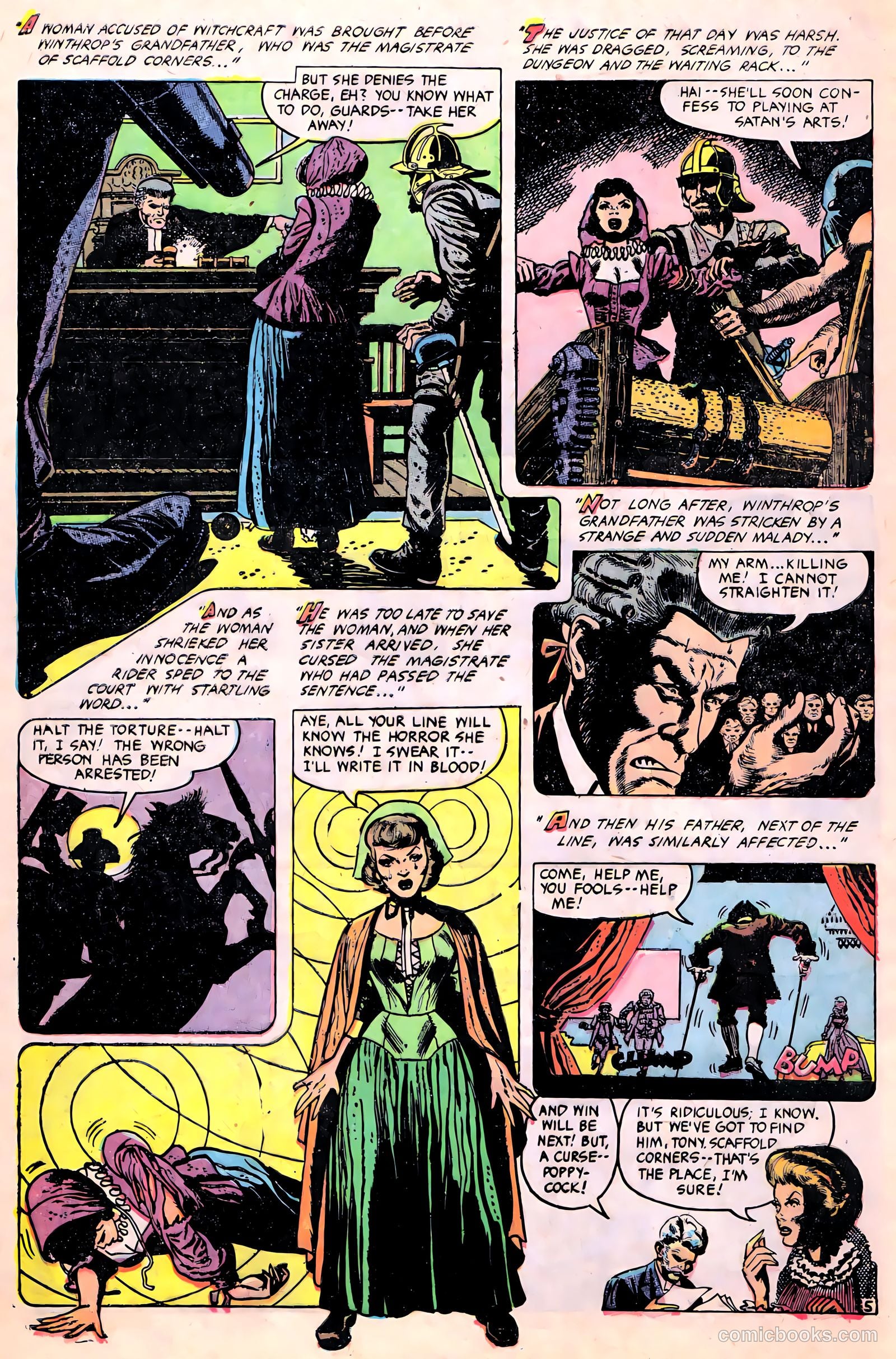 Ghost Comics #7 (1953, Fiction House) — page 8 of 36