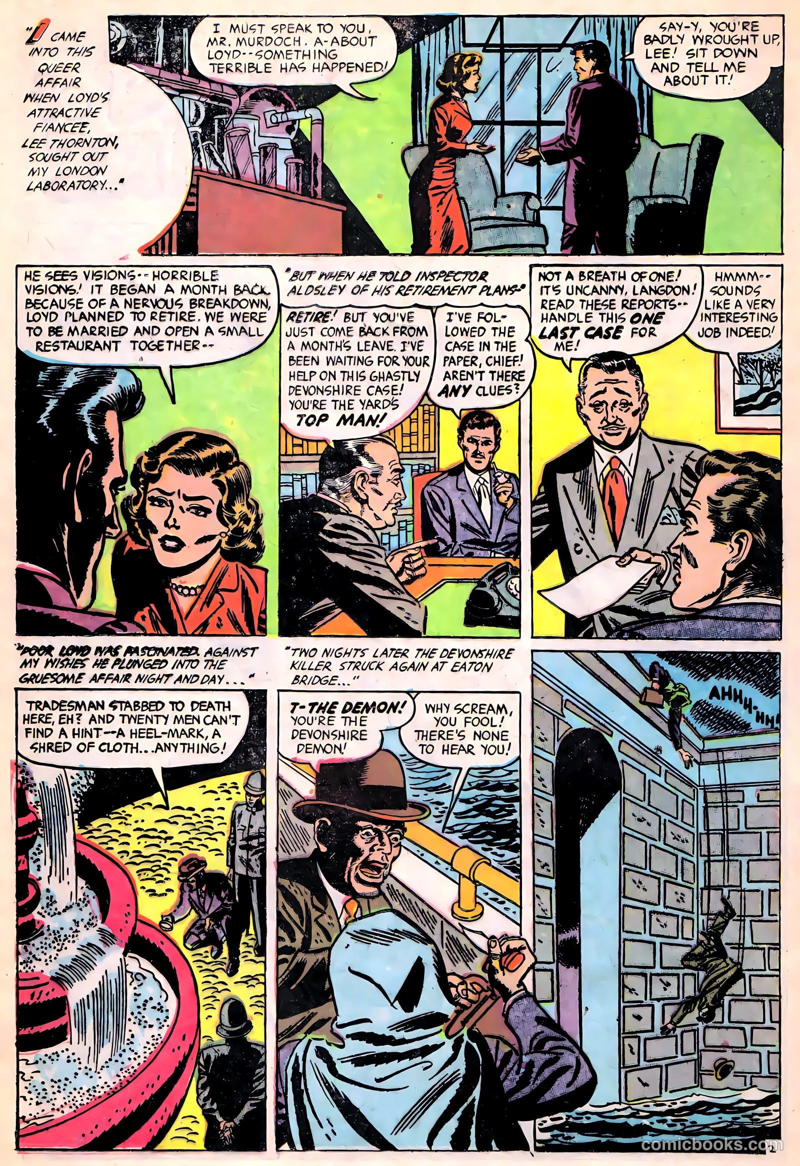 Ghost Comics #7 (1953, Fiction House) — page 12 of 36