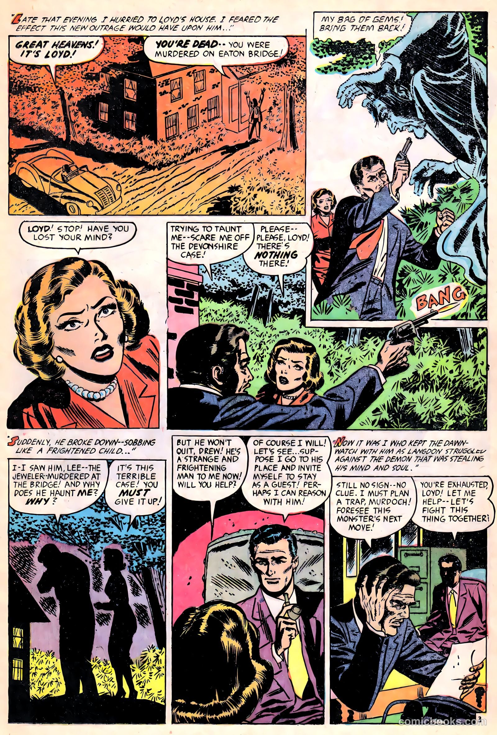 Ghost Comics #7 (1953, Fiction House) — page 13 of 36
