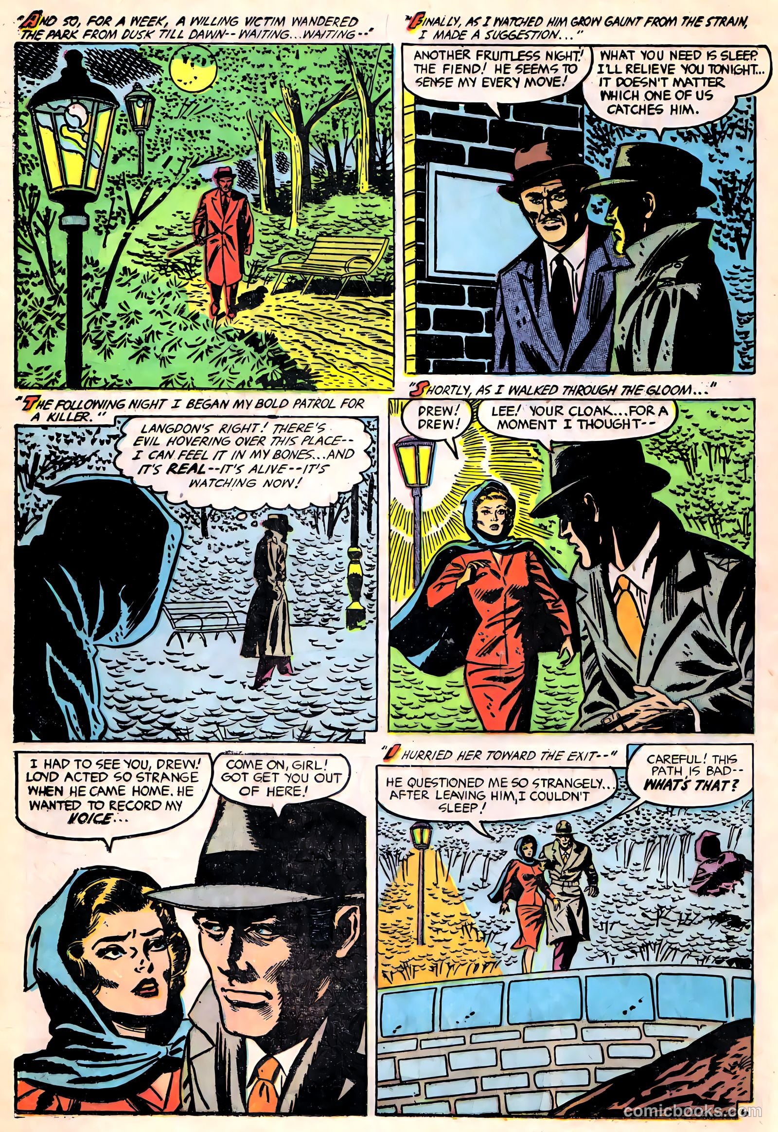 Ghost Comics #7 (1953, Fiction House) — page 16 of 36