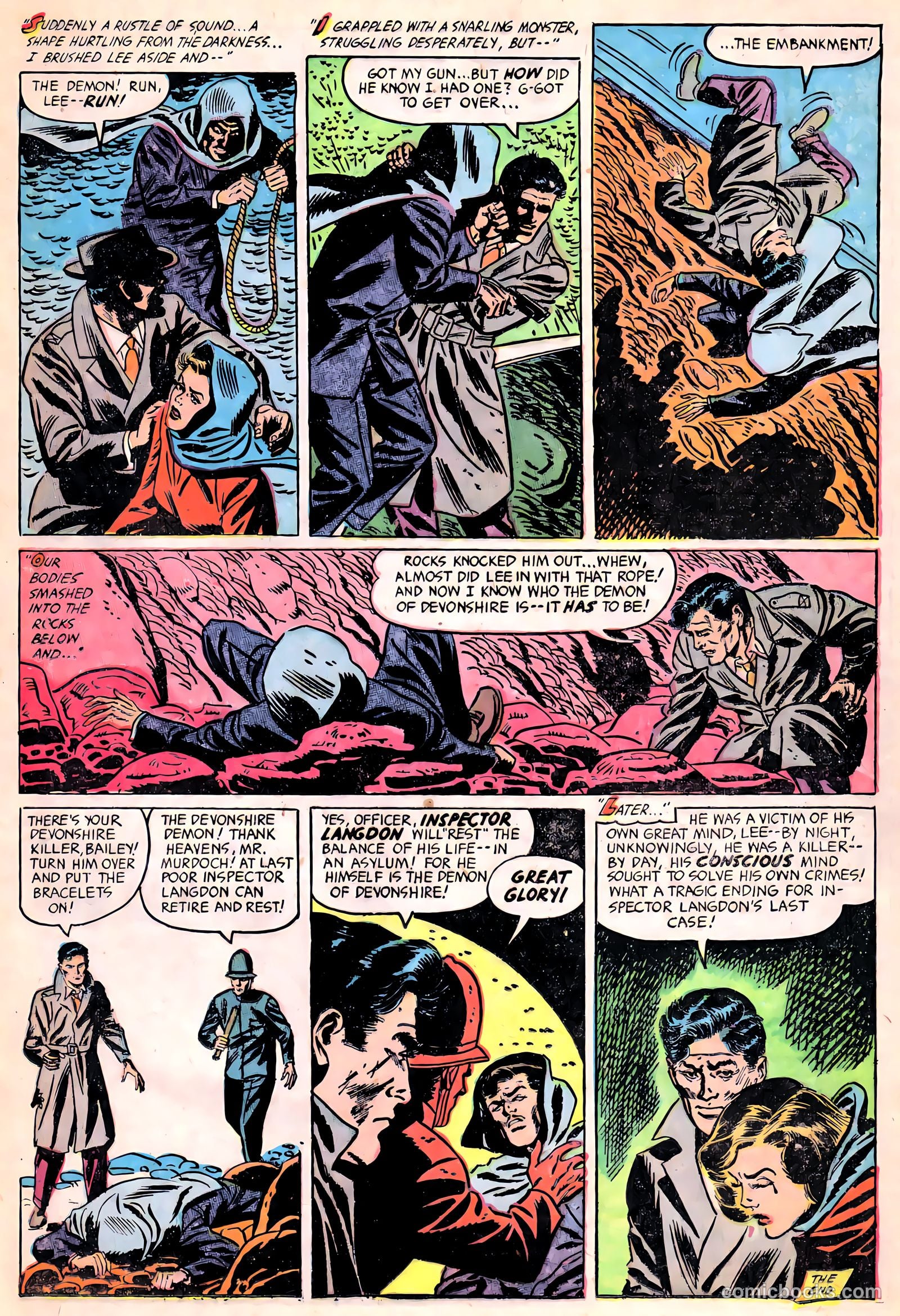 Ghost Comics #7 (1953, Fiction House) — page 17 of 36