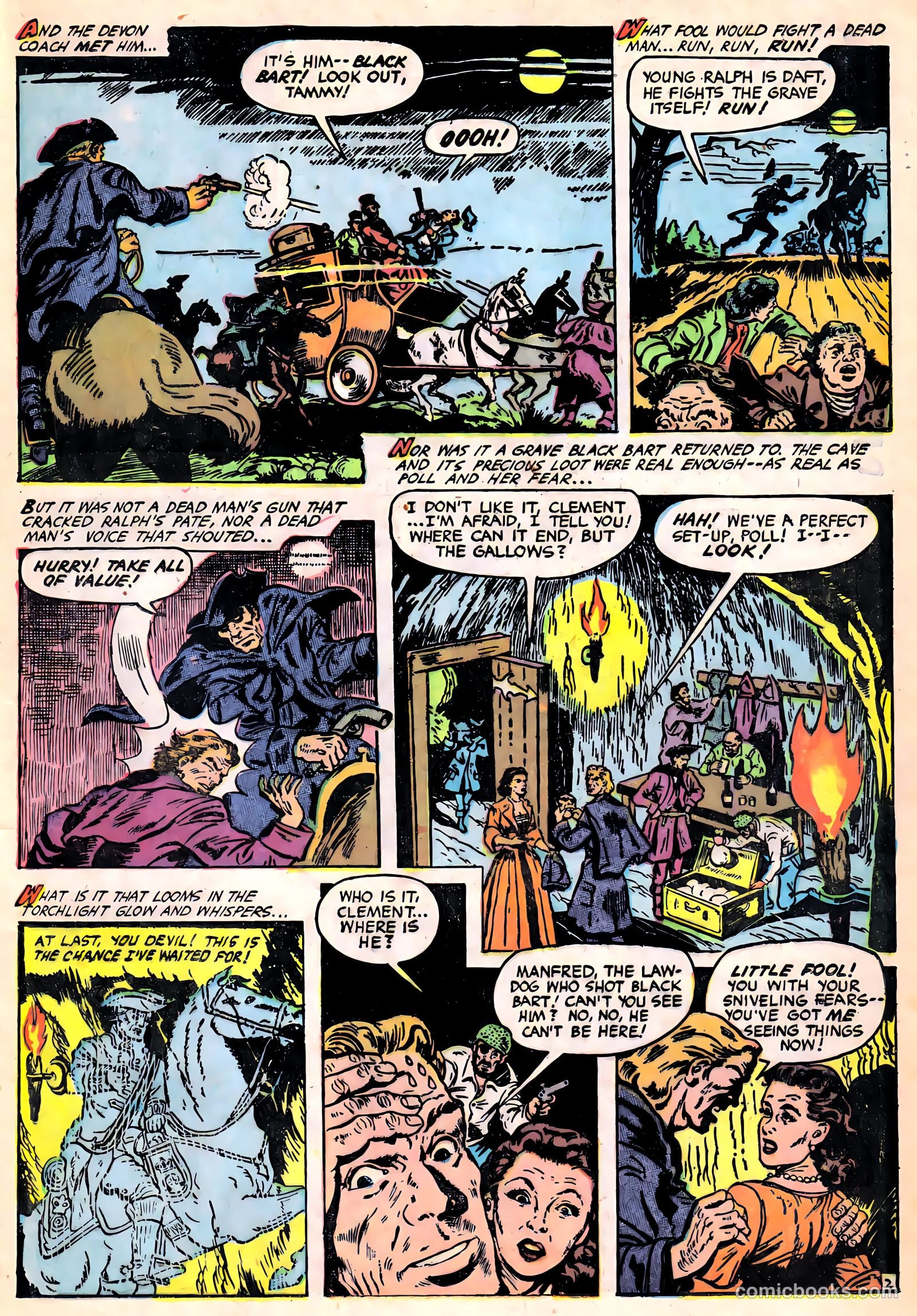 Ghost Comics #7 (1953, Fiction House) — page 21 of 36