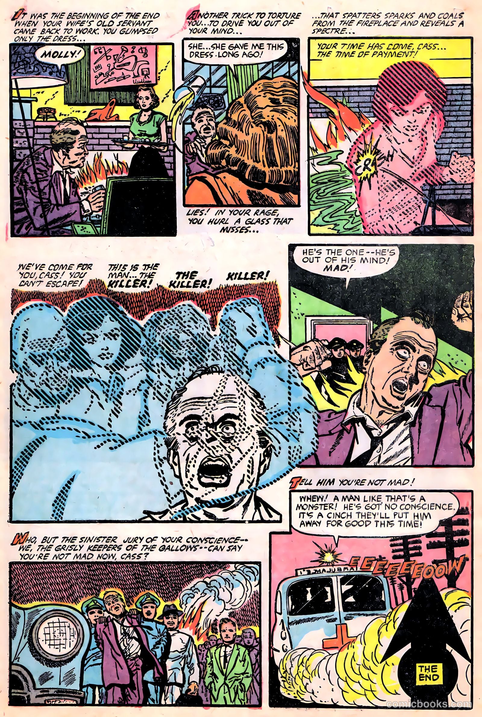 Ghost Comics #7 (1953, Fiction House) — page 28 of 36