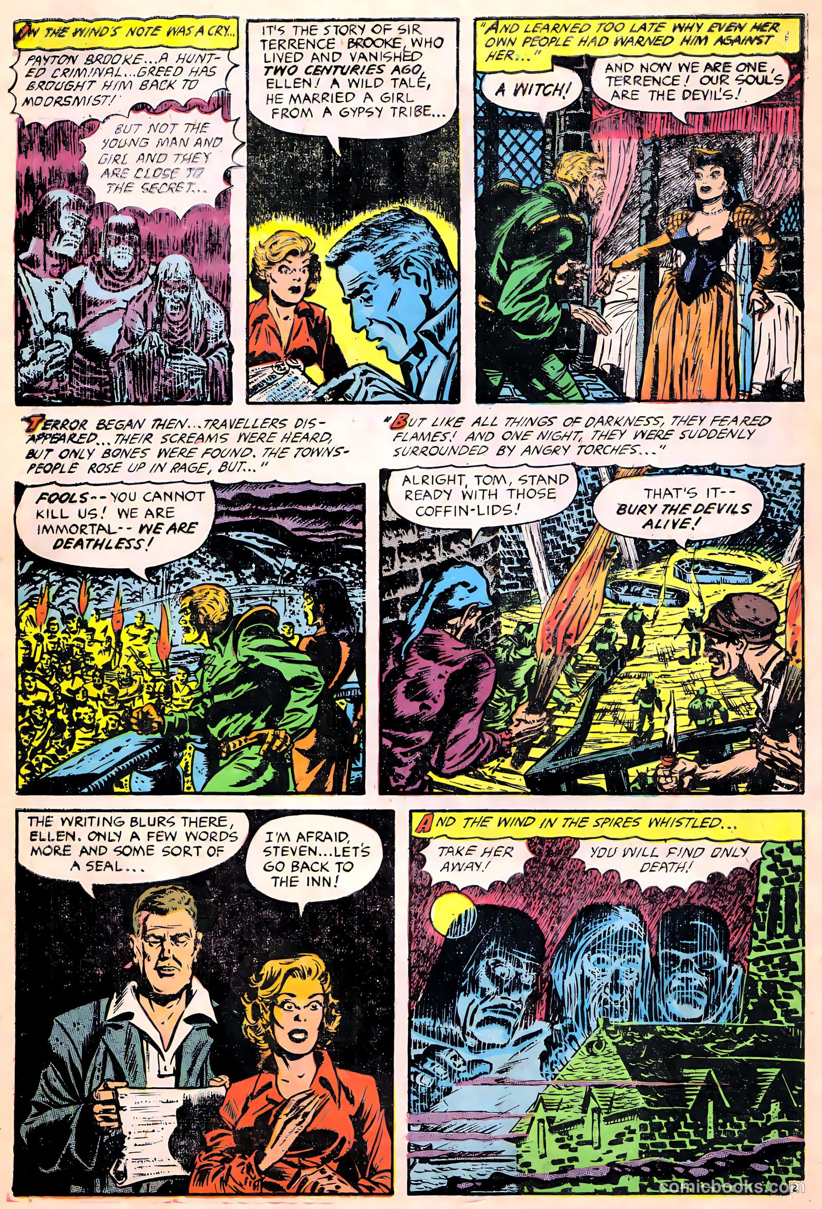 Ghost Comics #7 (1953, Fiction House) — page 30 of 36