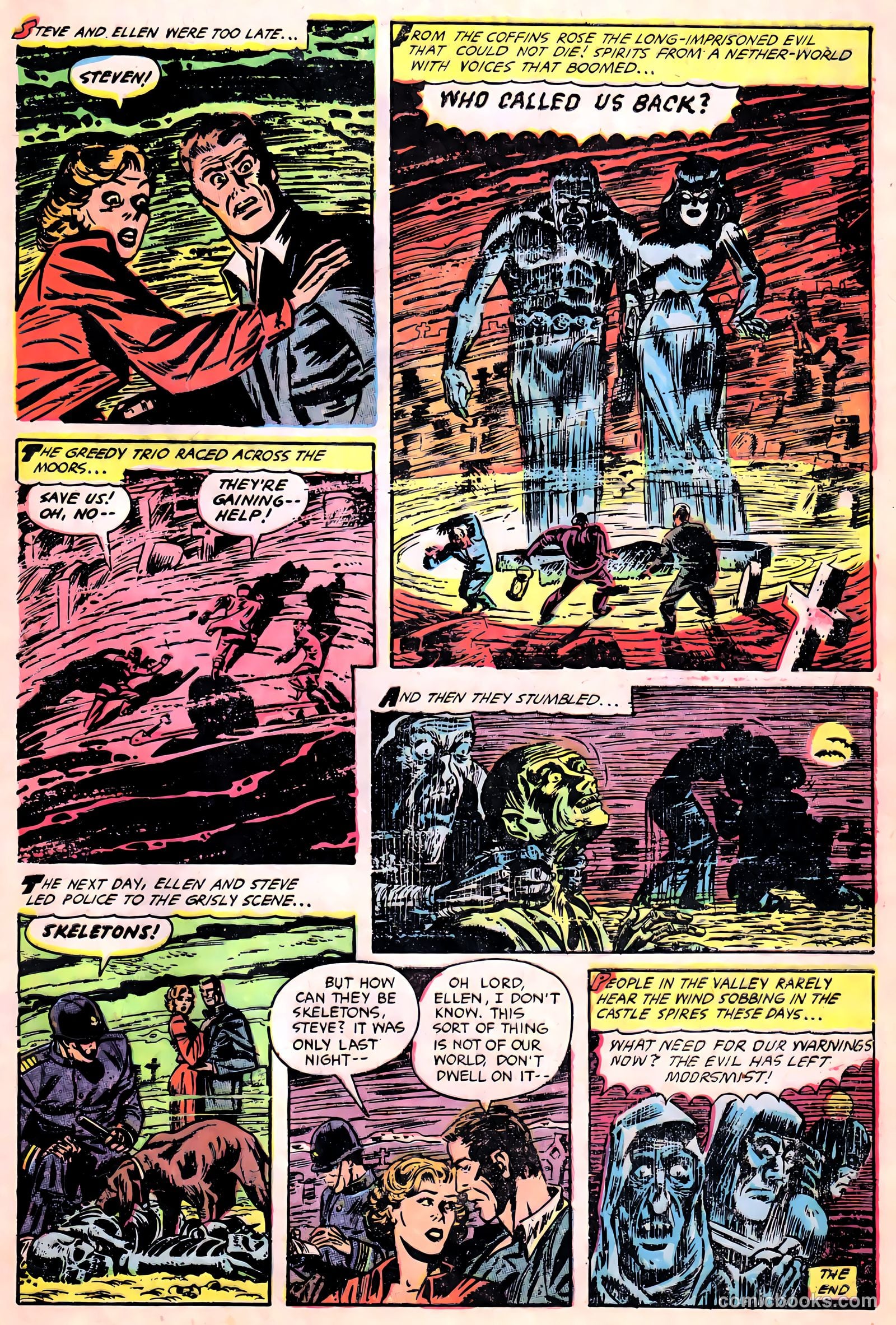 Ghost Comics #7 (1953, Fiction House) — page 33 of 36