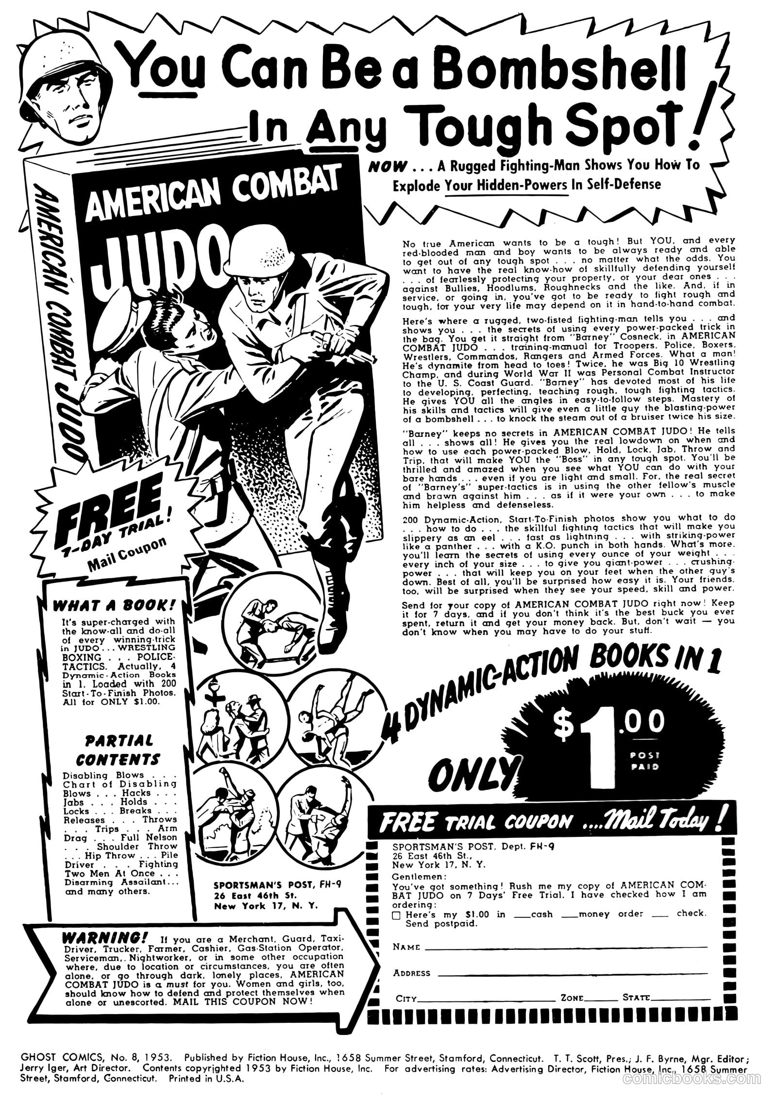 Ghost Comics #8 (1953, Fiction House) — page 2 of 36