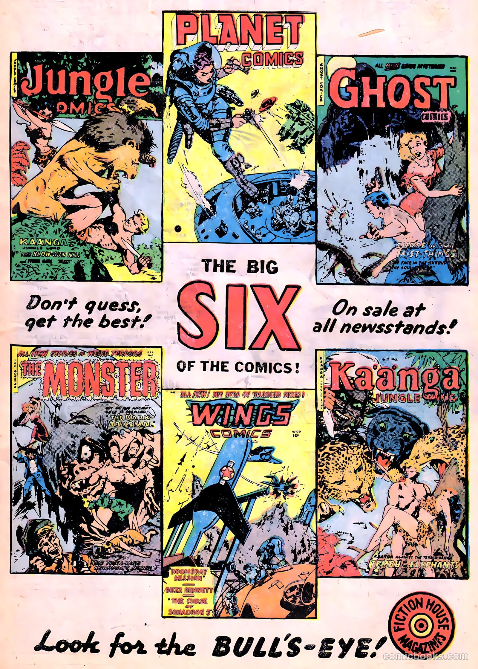 Ghost Comics #8 (1953, Fiction House) — page 3 of 36