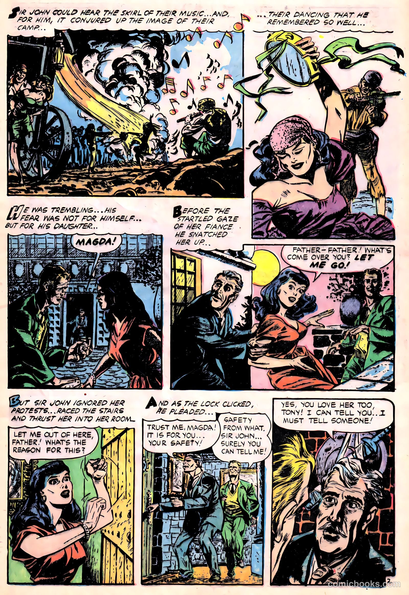 Ghost Comics #8 (1953, Fiction House) — page 5 of 36