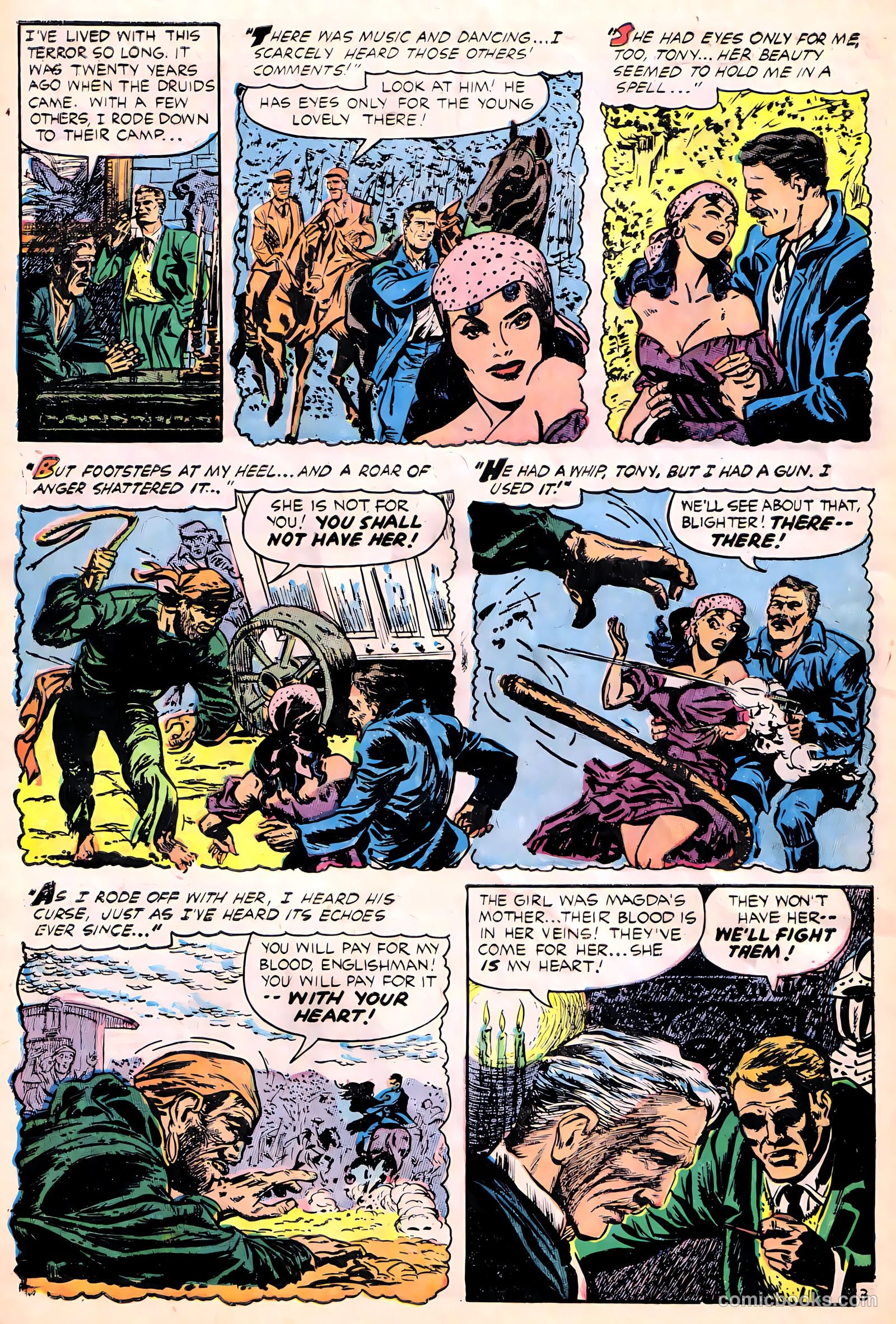 Ghost Comics #8 (1953, Fiction House) — page 6 of 36