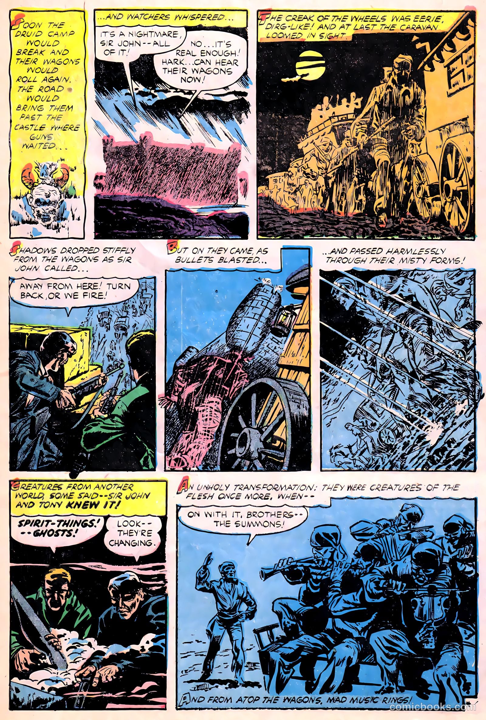 Ghost Comics #8 (1953, Fiction House) — page 7 of 36