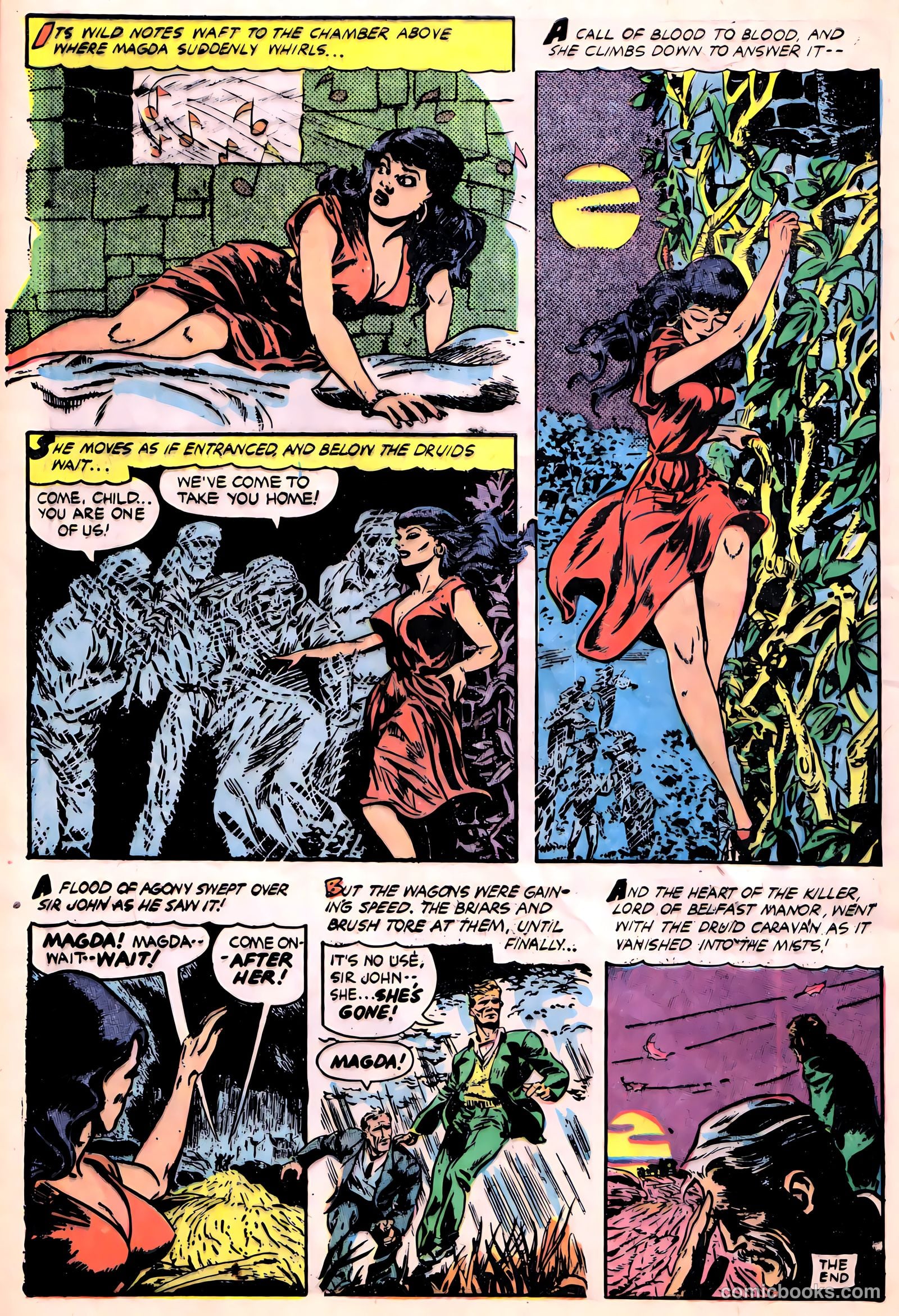 Ghost Comics #8 (1953, Fiction House) — page 8 of 36