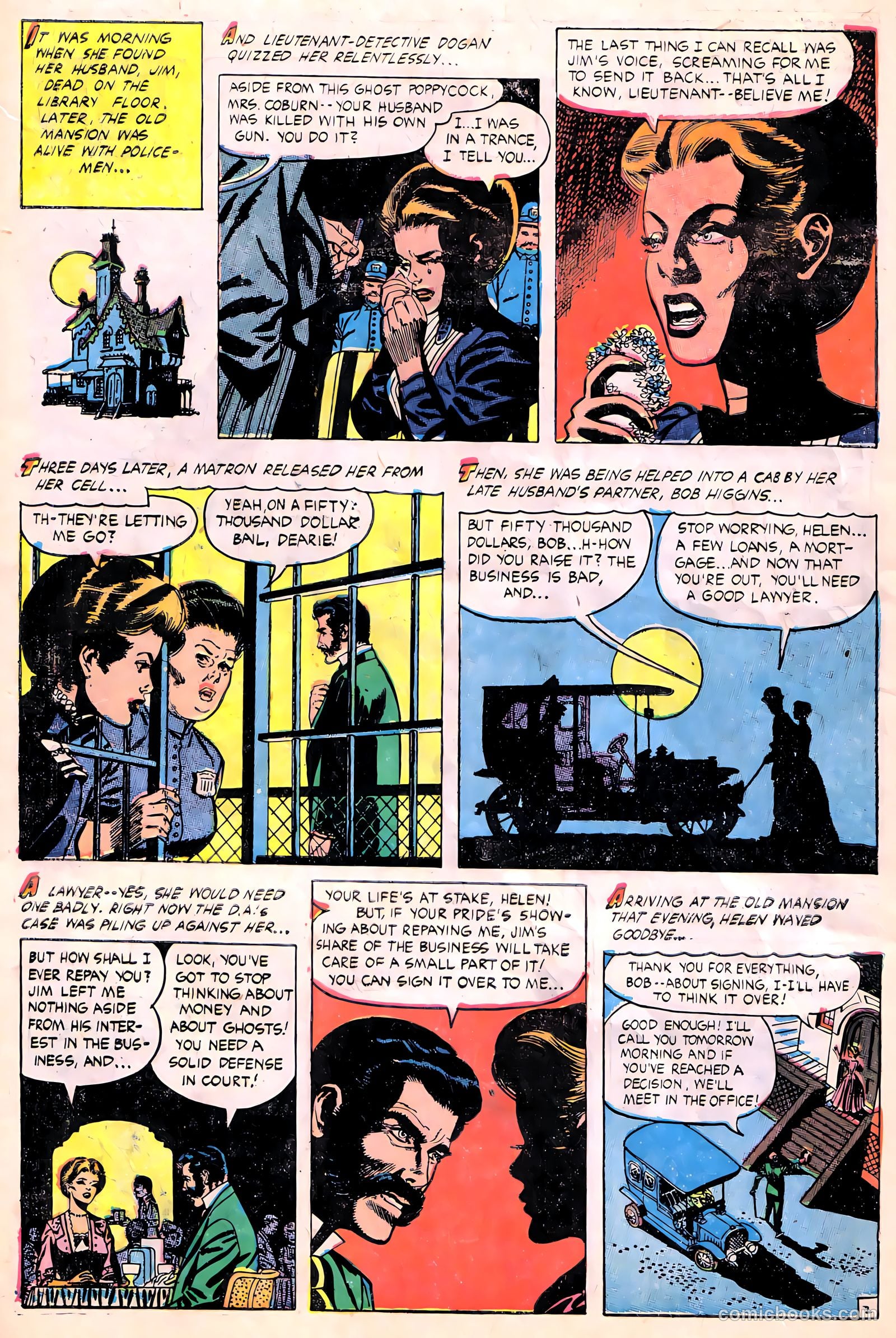 Ghost Comics #8 (1953, Fiction House) — page 10 of 36