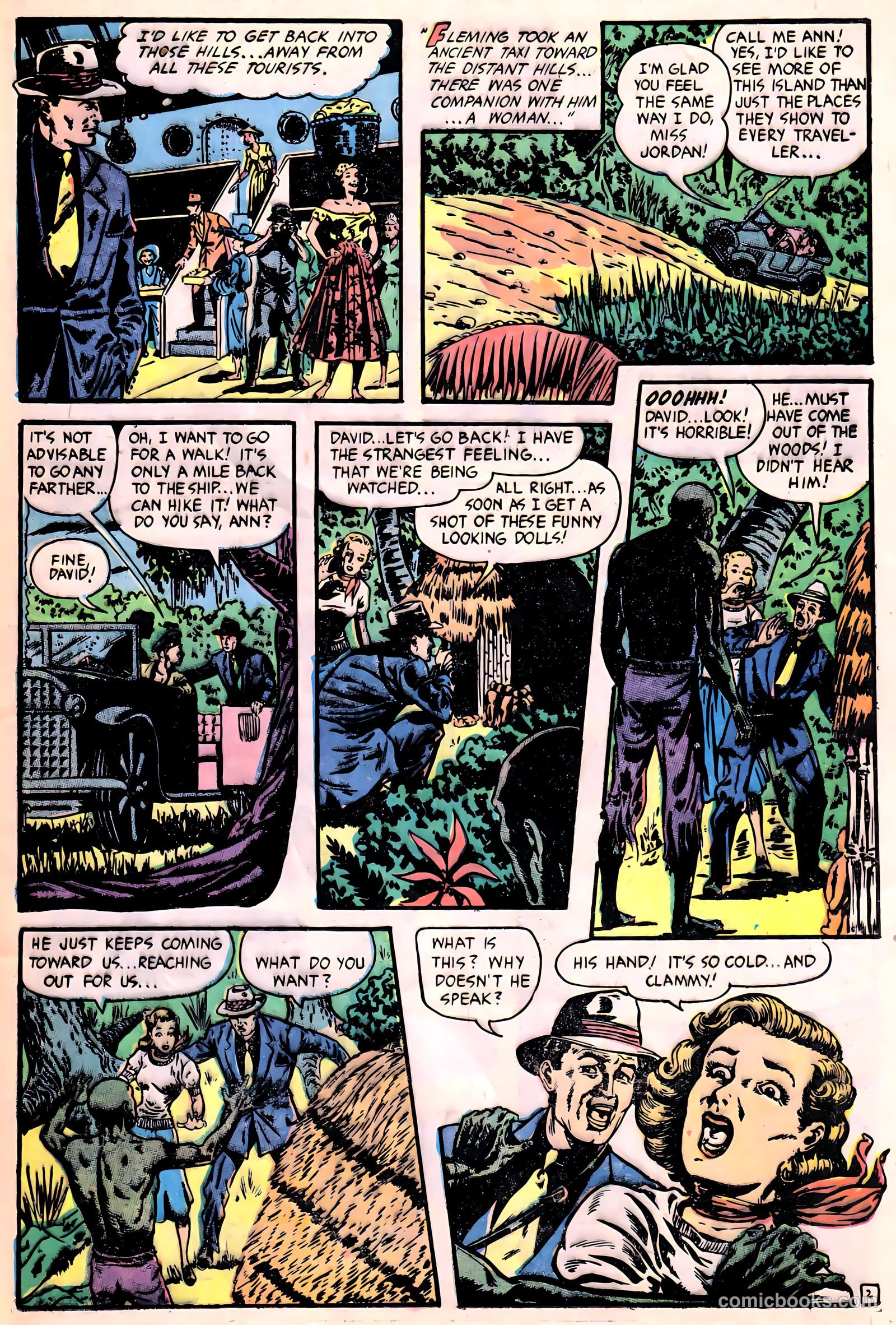 Ghost Comics #8 (1953, Fiction House) — page 21 of 36