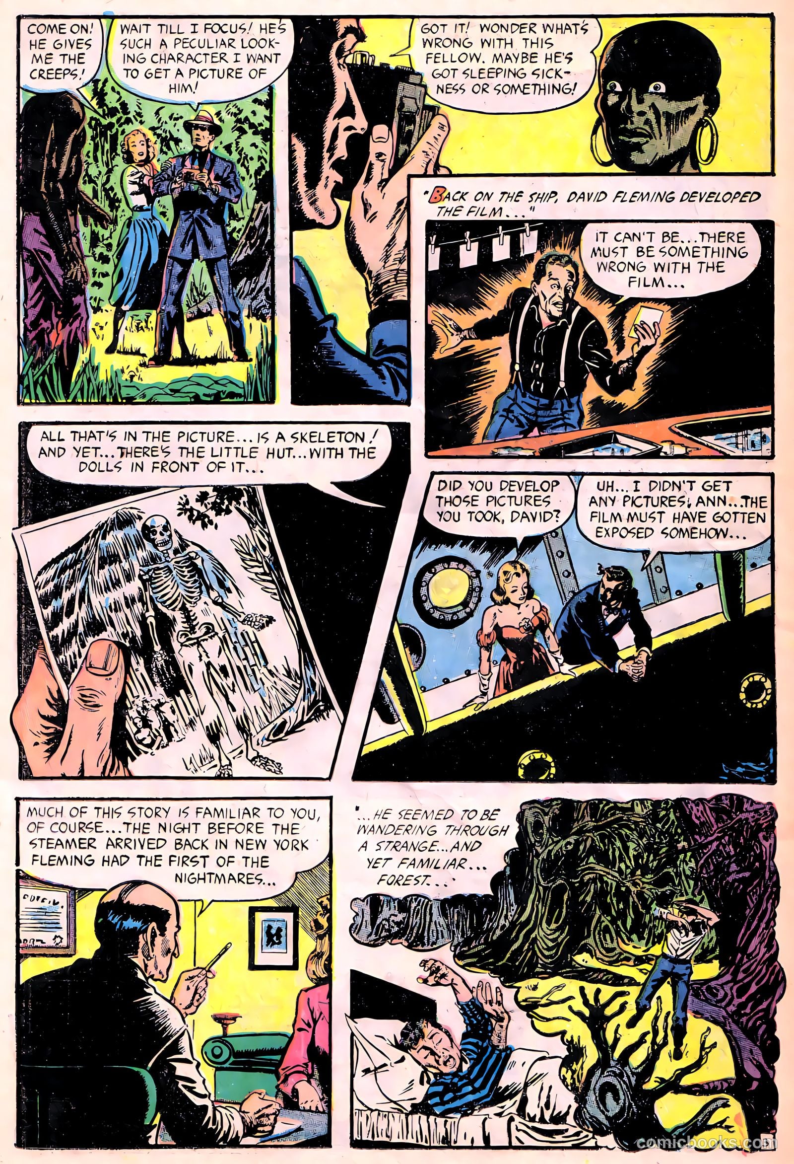 Ghost Comics #8 (1953, Fiction House) — page 22 of 36