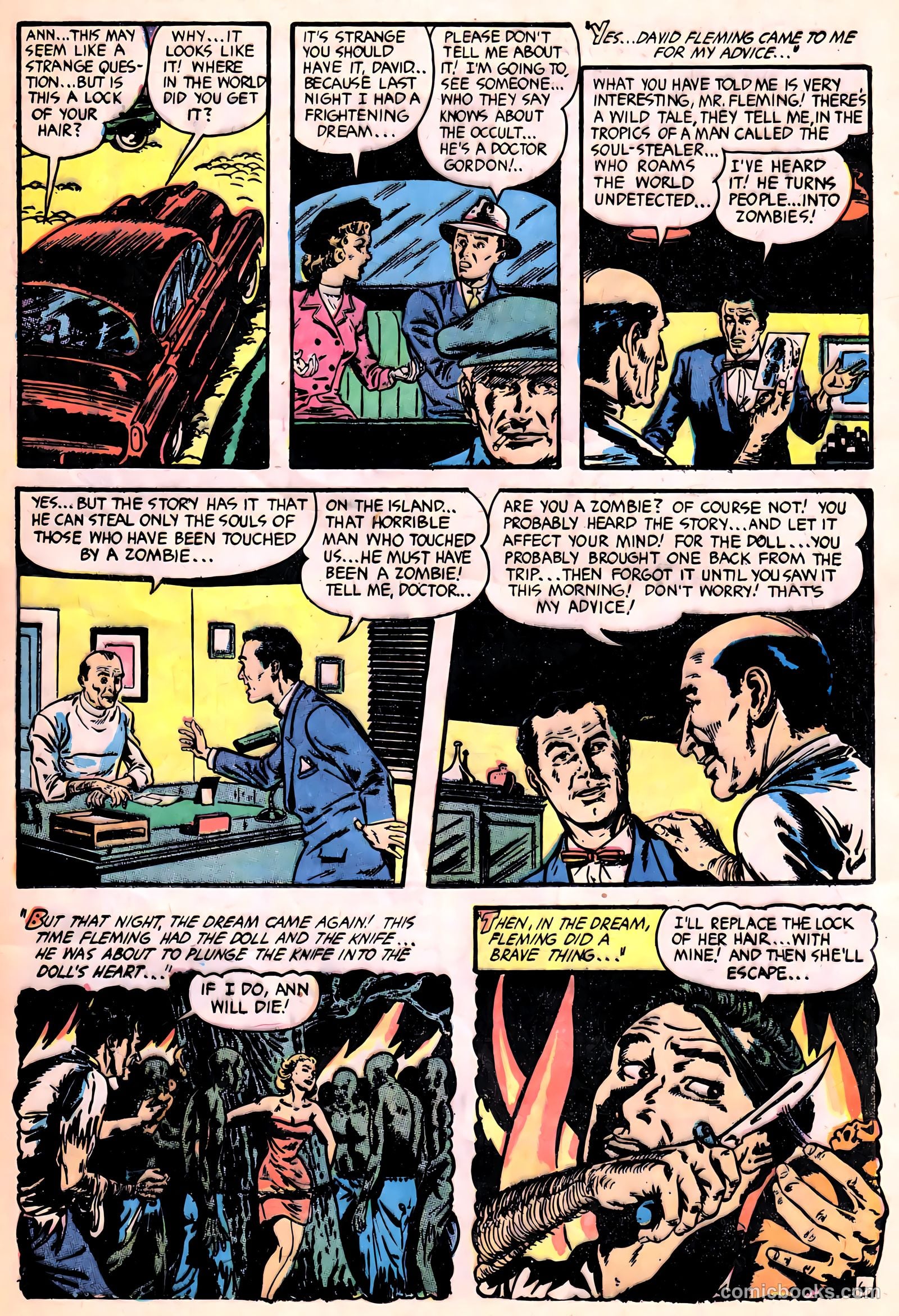 Ghost Comics #8 (1953, Fiction House) — page 25 of 36