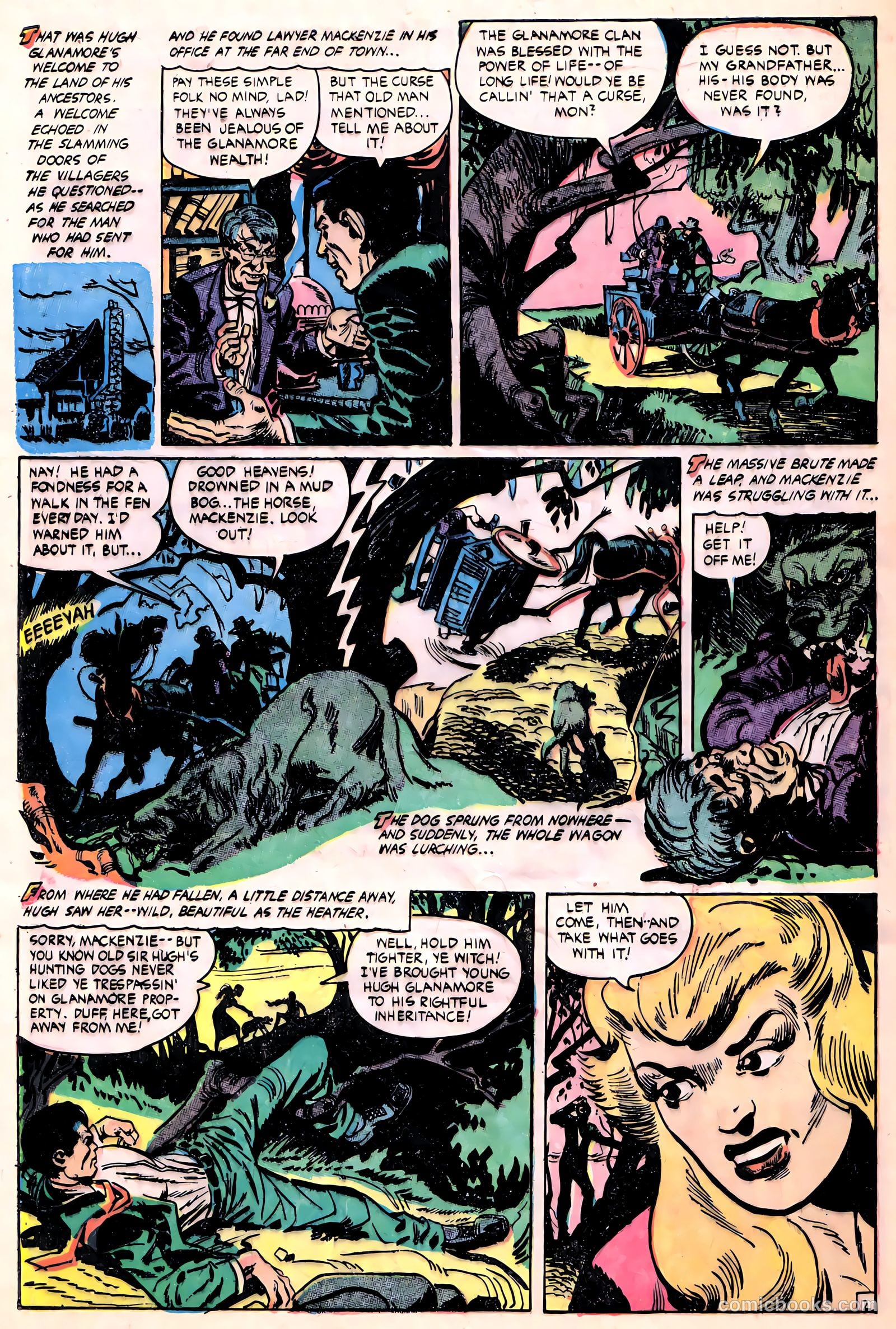 Ghost Comics #8 (1953, Fiction House) — page 28 of 36