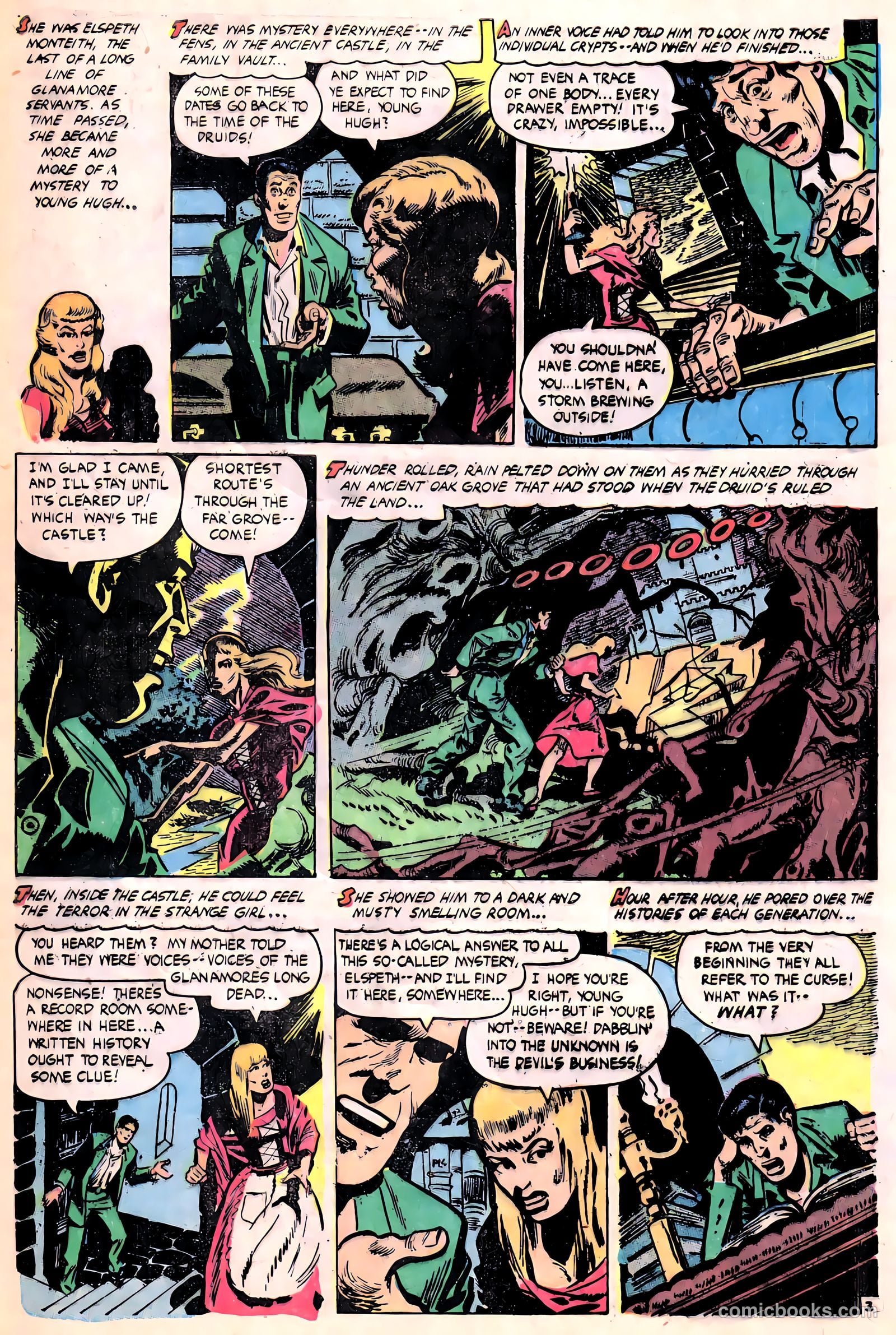 Ghost Comics #8 (1953, Fiction House) — page 29 of 36