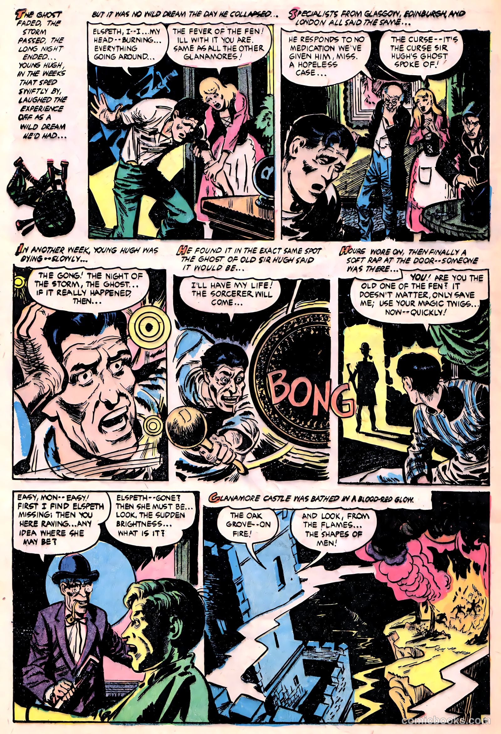 Ghost Comics #8 (1953, Fiction House) — page 32 of 36