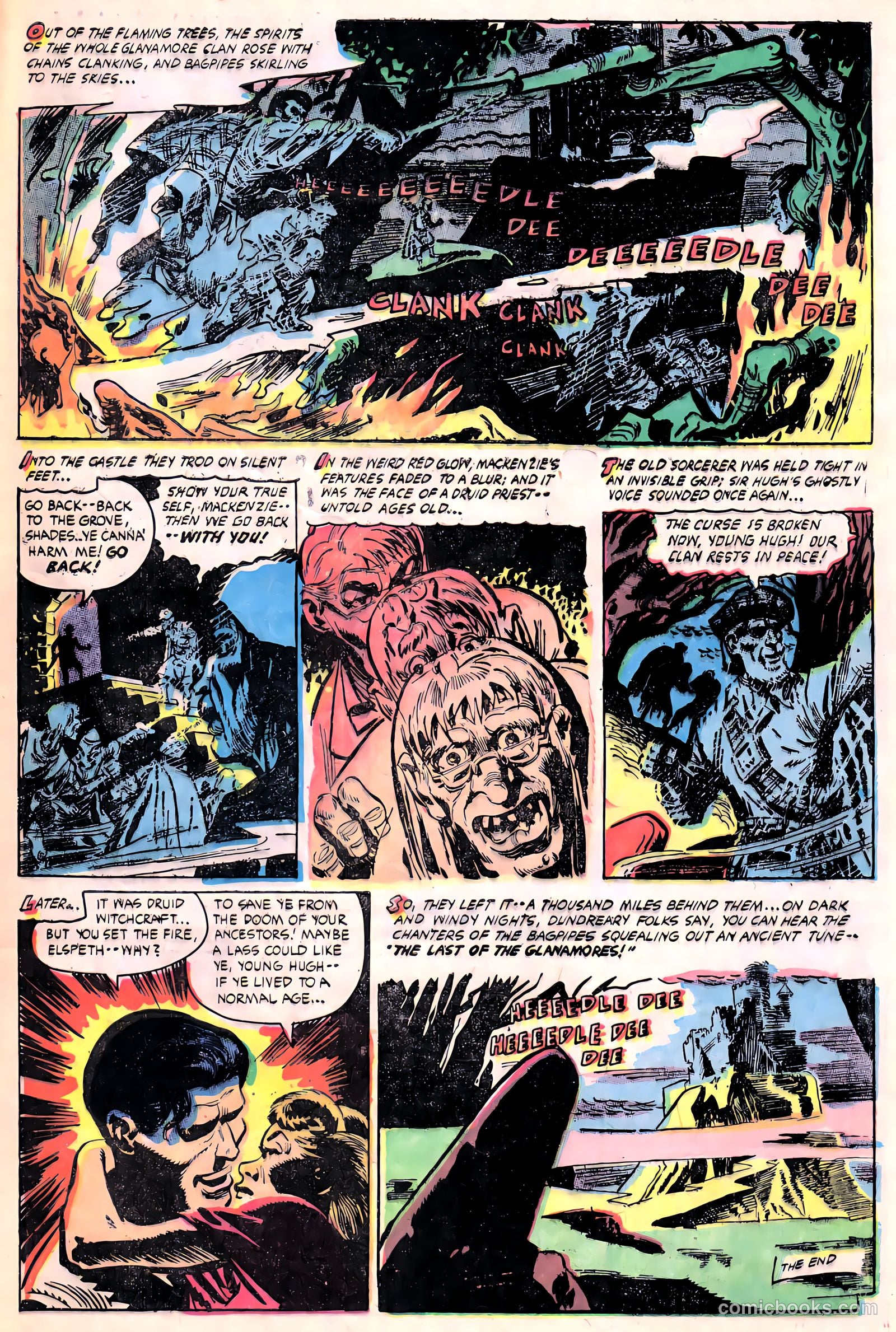 Ghost Comics #8 (1953, Fiction House) — page 33 of 36