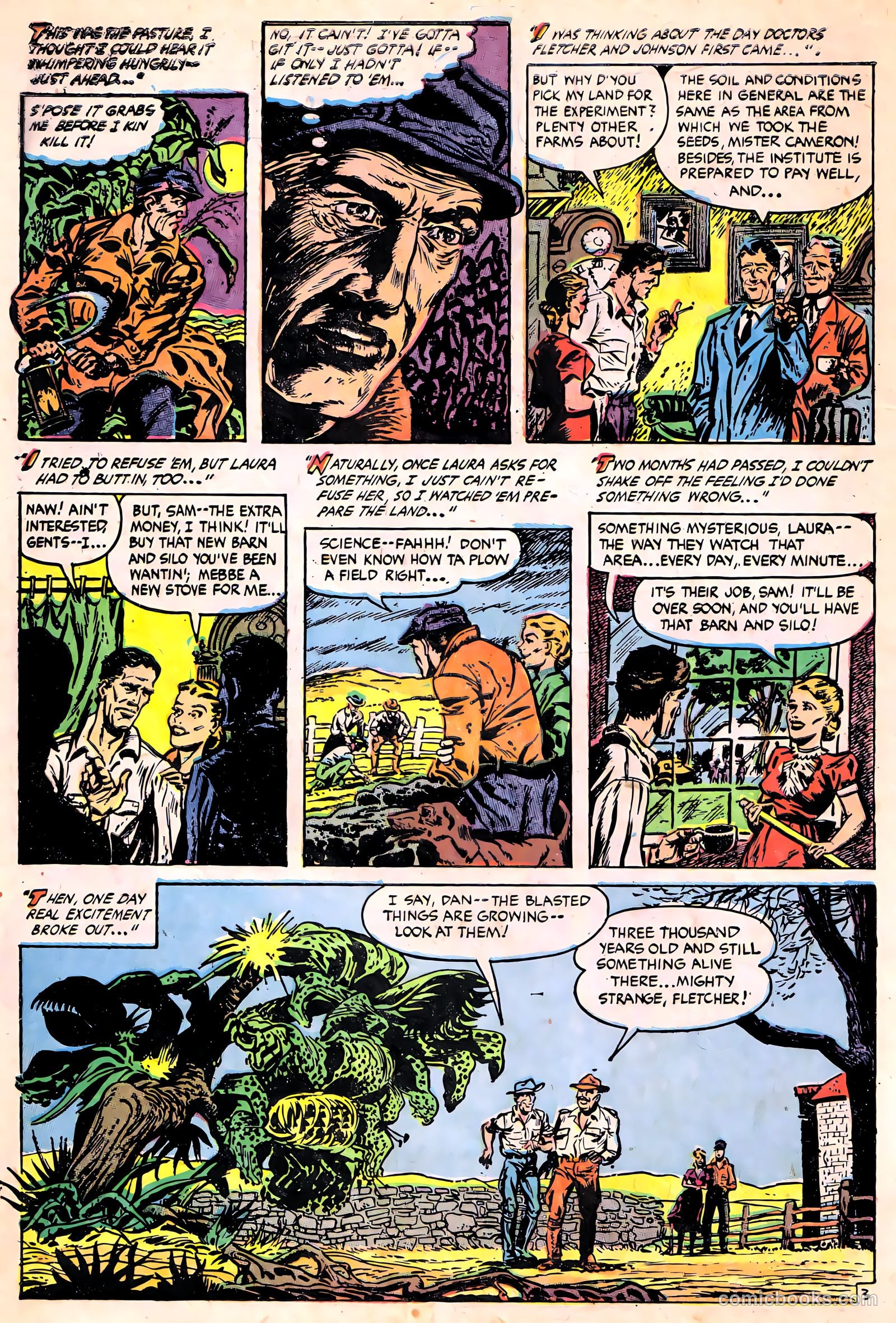 Ghost Comics #9 (1953, Fiction House) — page 6 of 36
