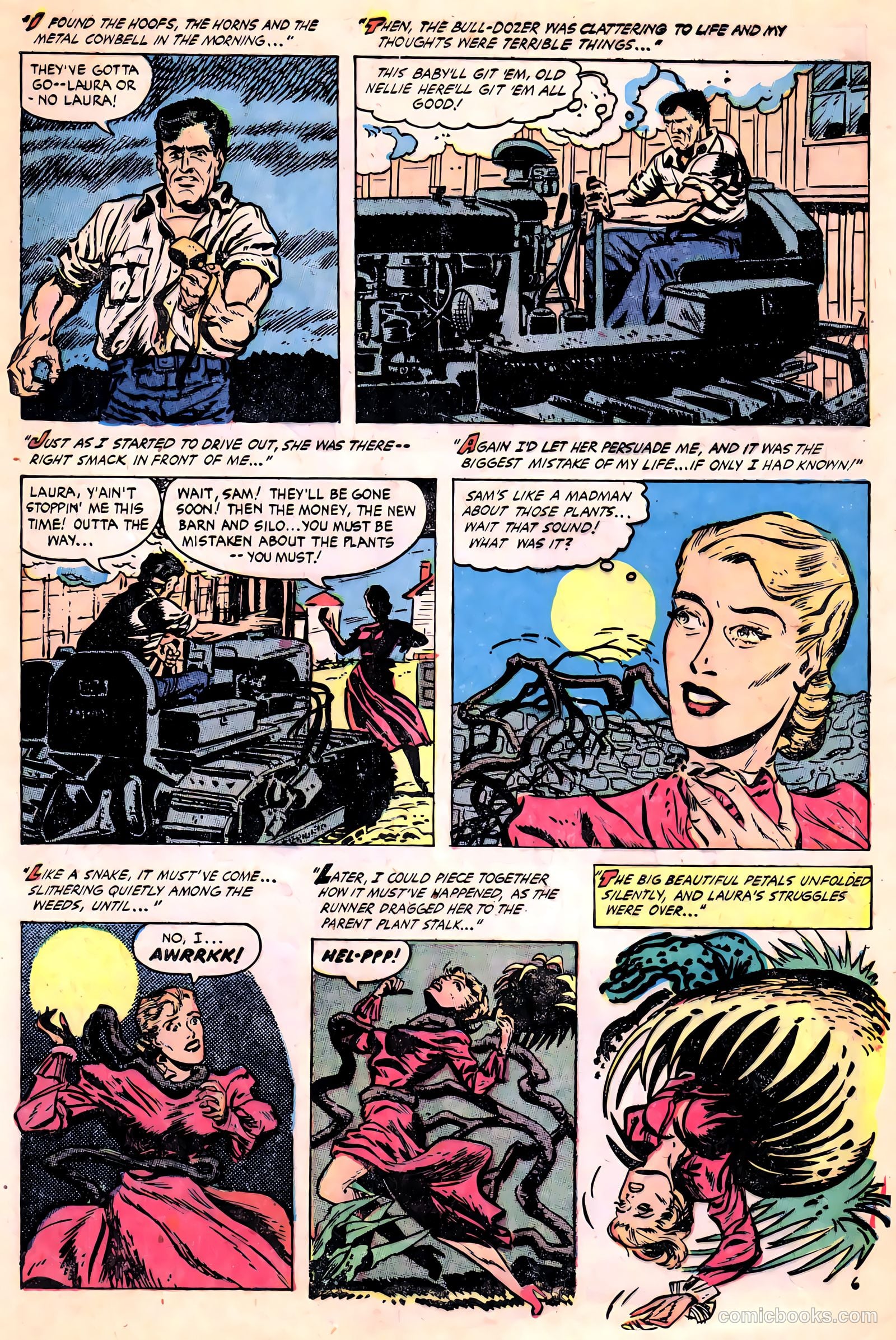 Ghost Comics #9 (1953, Fiction House) — page 9 of 36