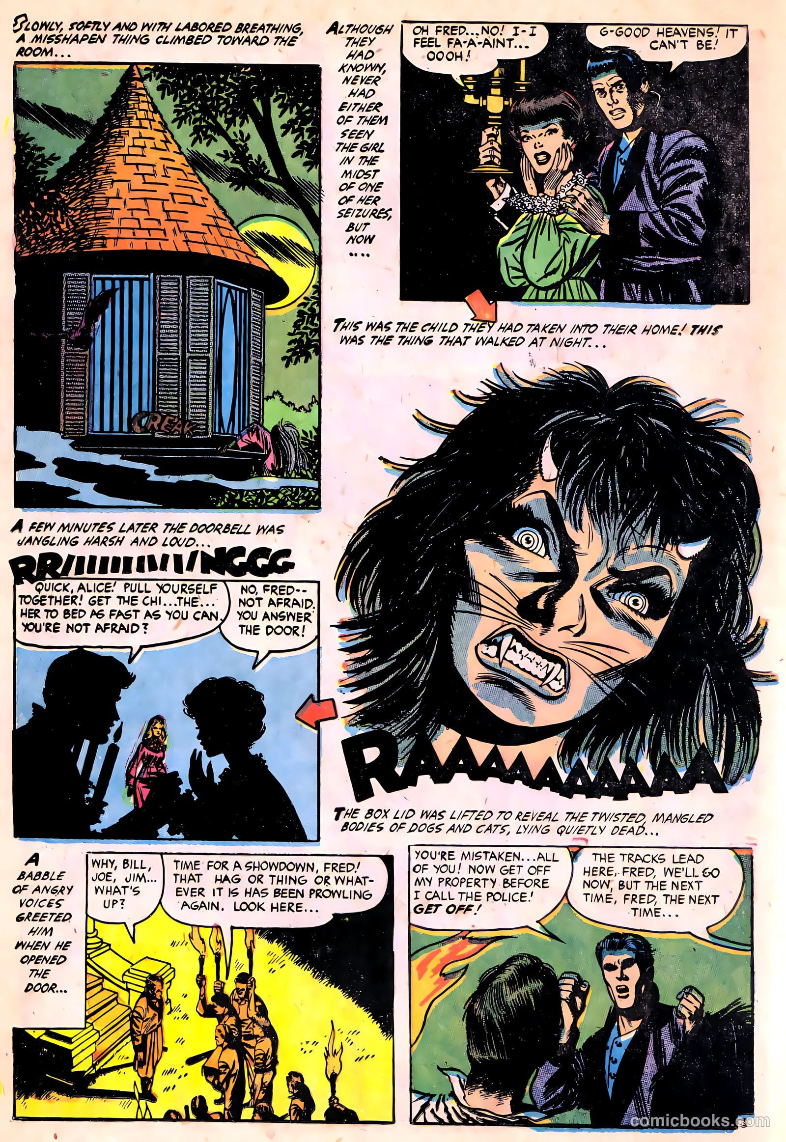 Ghost Comics #9 (1953, Fiction House) — page 14 of 36