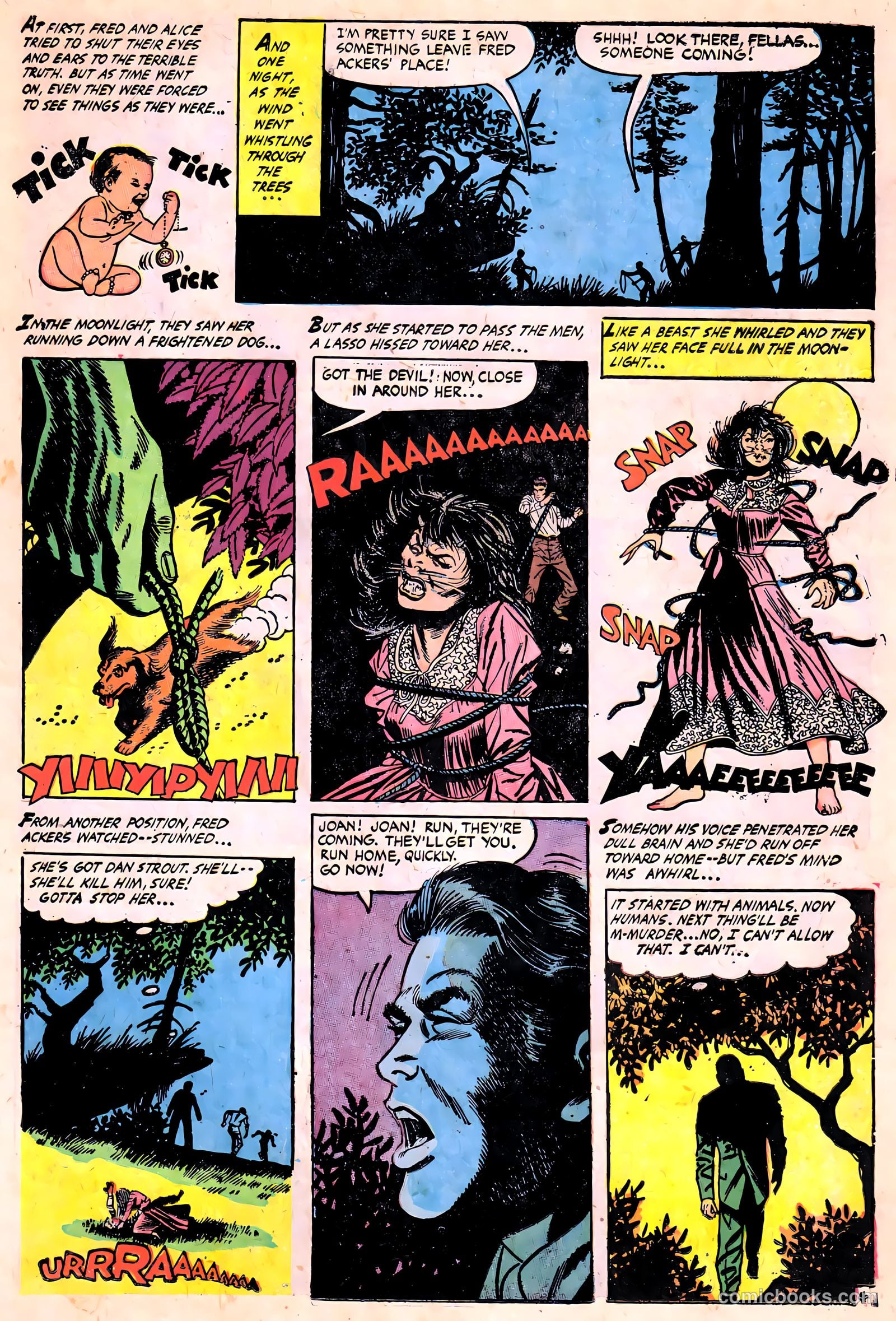 Ghost Comics #9 (1953, Fiction House) — page 15 of 36