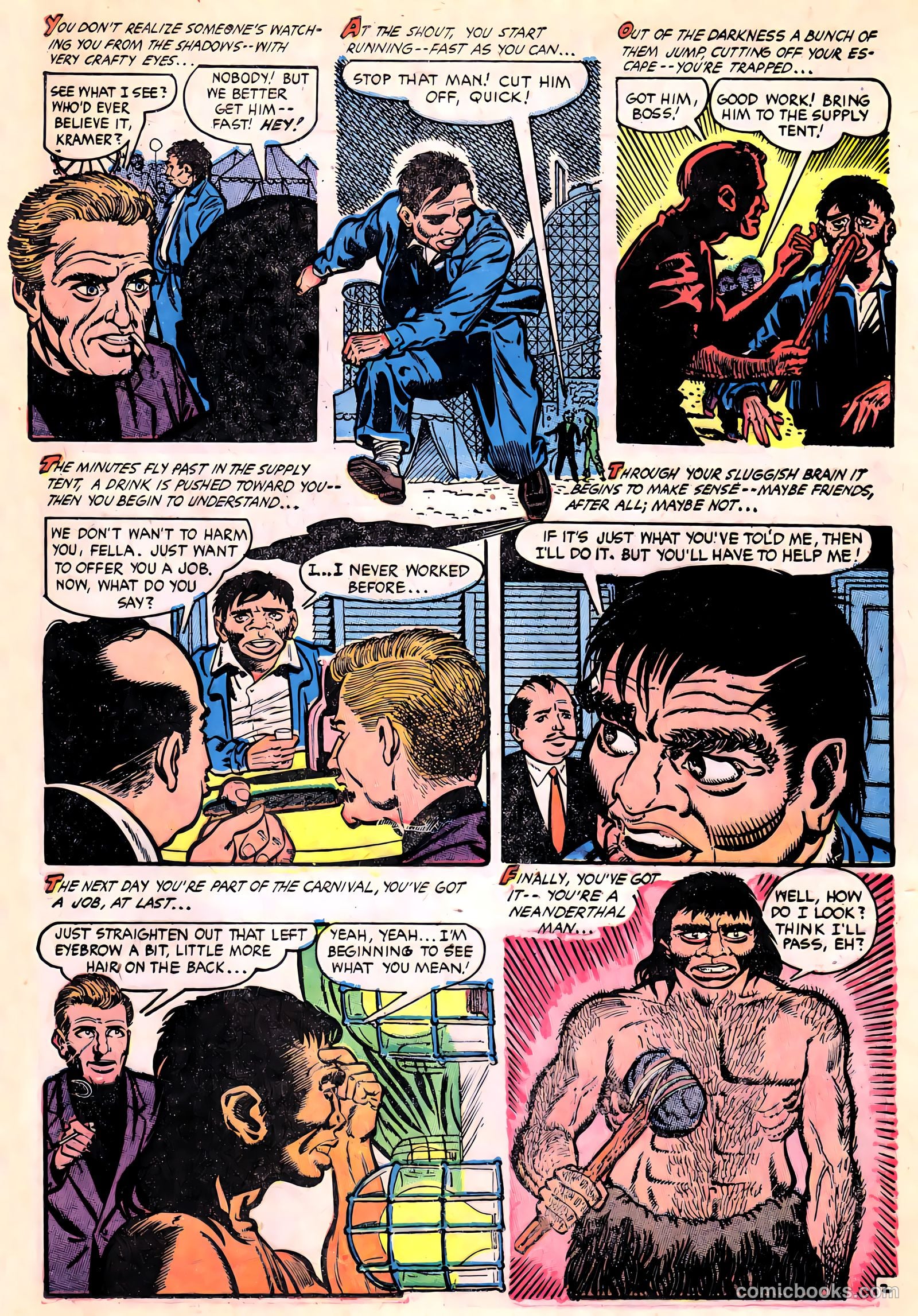 Ghost Comics #9 (1953, Fiction House) — page 21 of 36