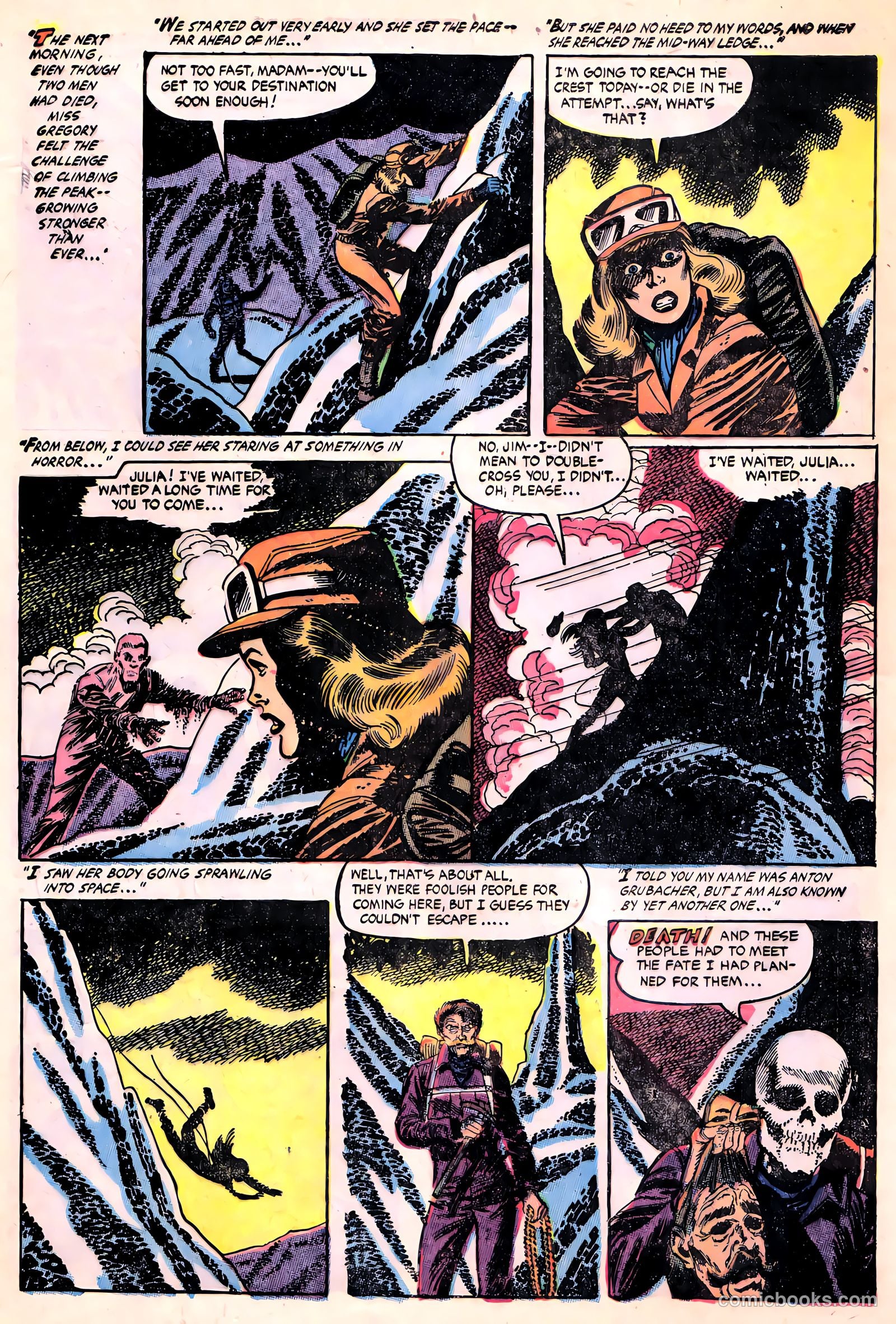 Ghost Comics #9 (1953, Fiction House) — page 28 of 36
