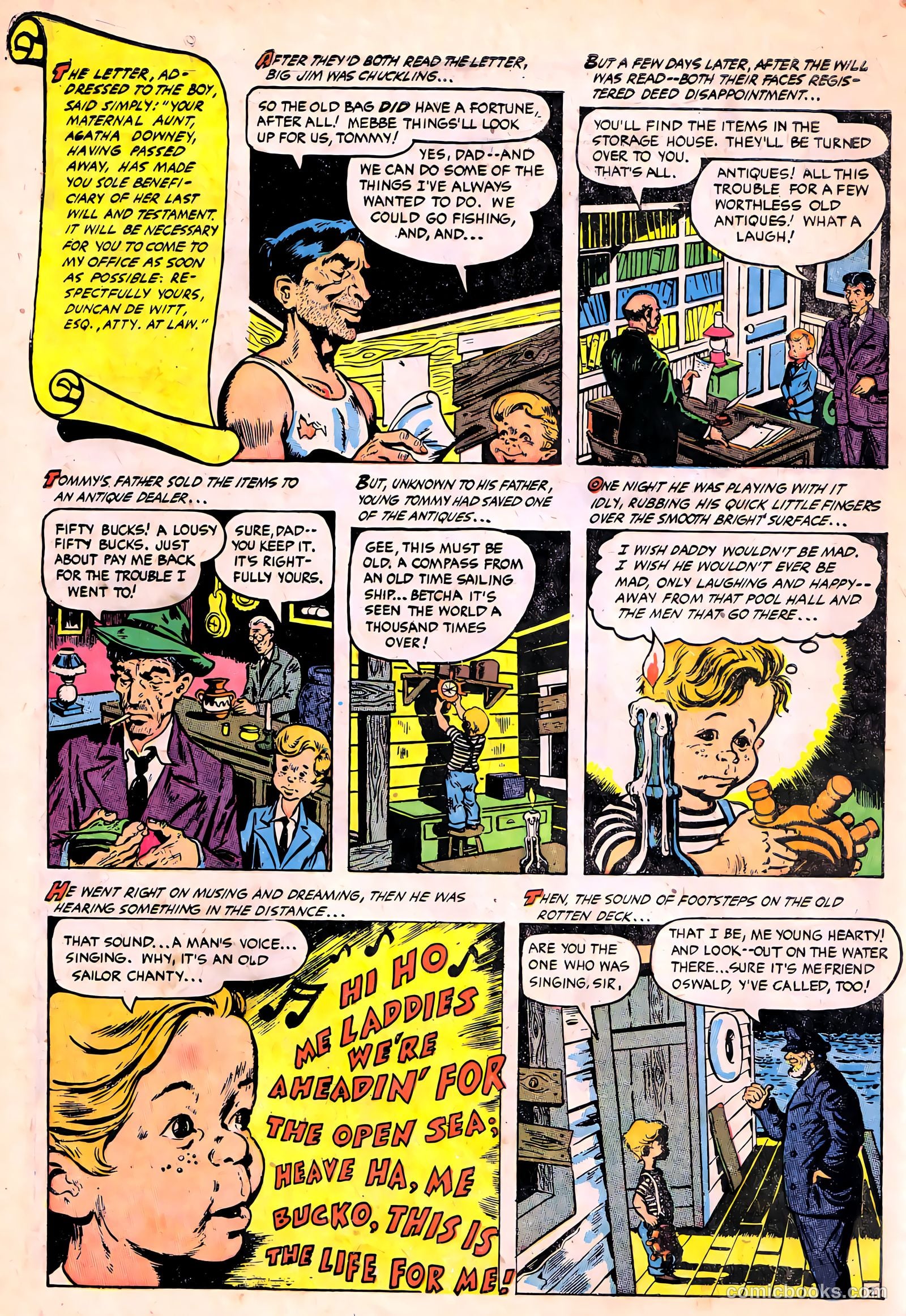 Ghost Comics #9 (1953, Fiction House) — page 30 of 36