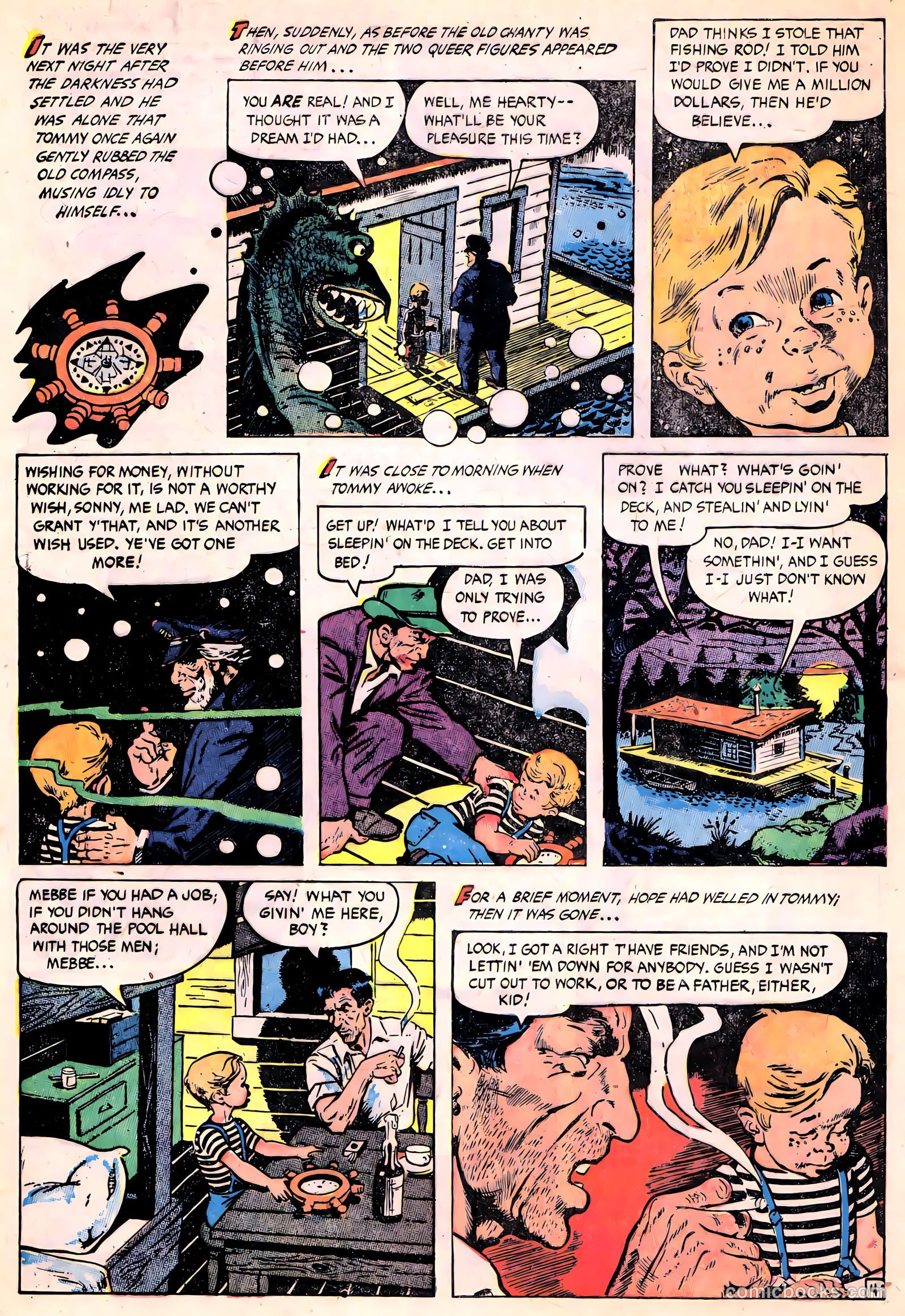 Ghost Comics #9 (1953, Fiction House) — page 32 of 36