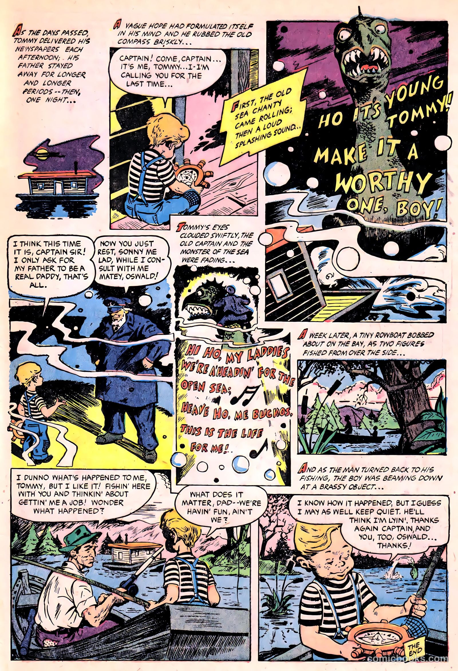 Ghost Comics #9 (1953, Fiction House) — page 33 of 36