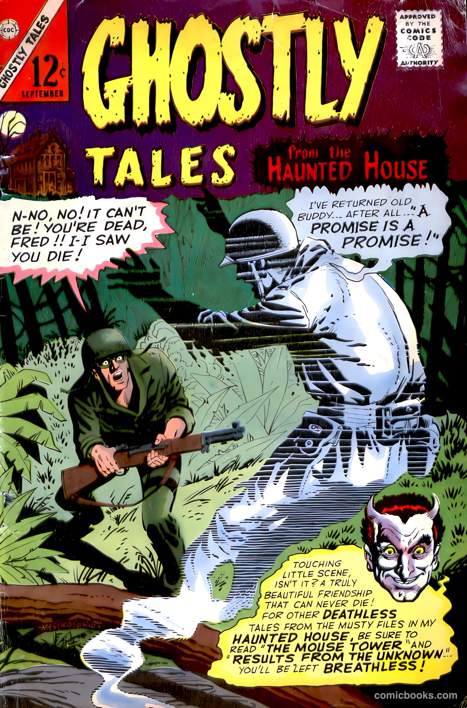 Ghostly Tales #57 cover