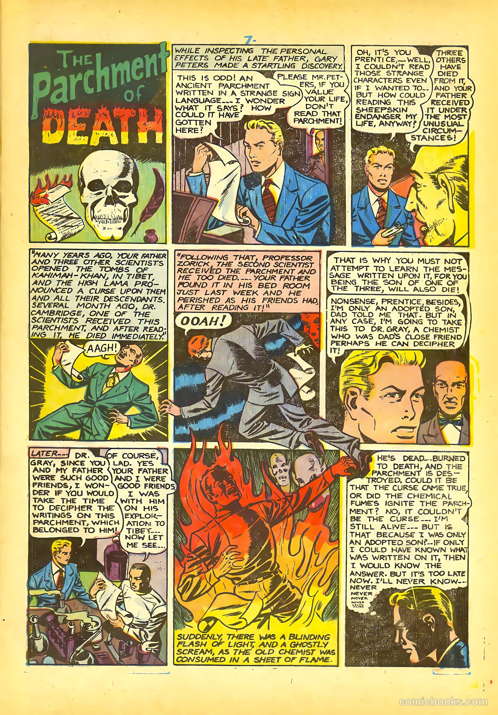 Ghostly Weird Stories #124 (1954) — page 9