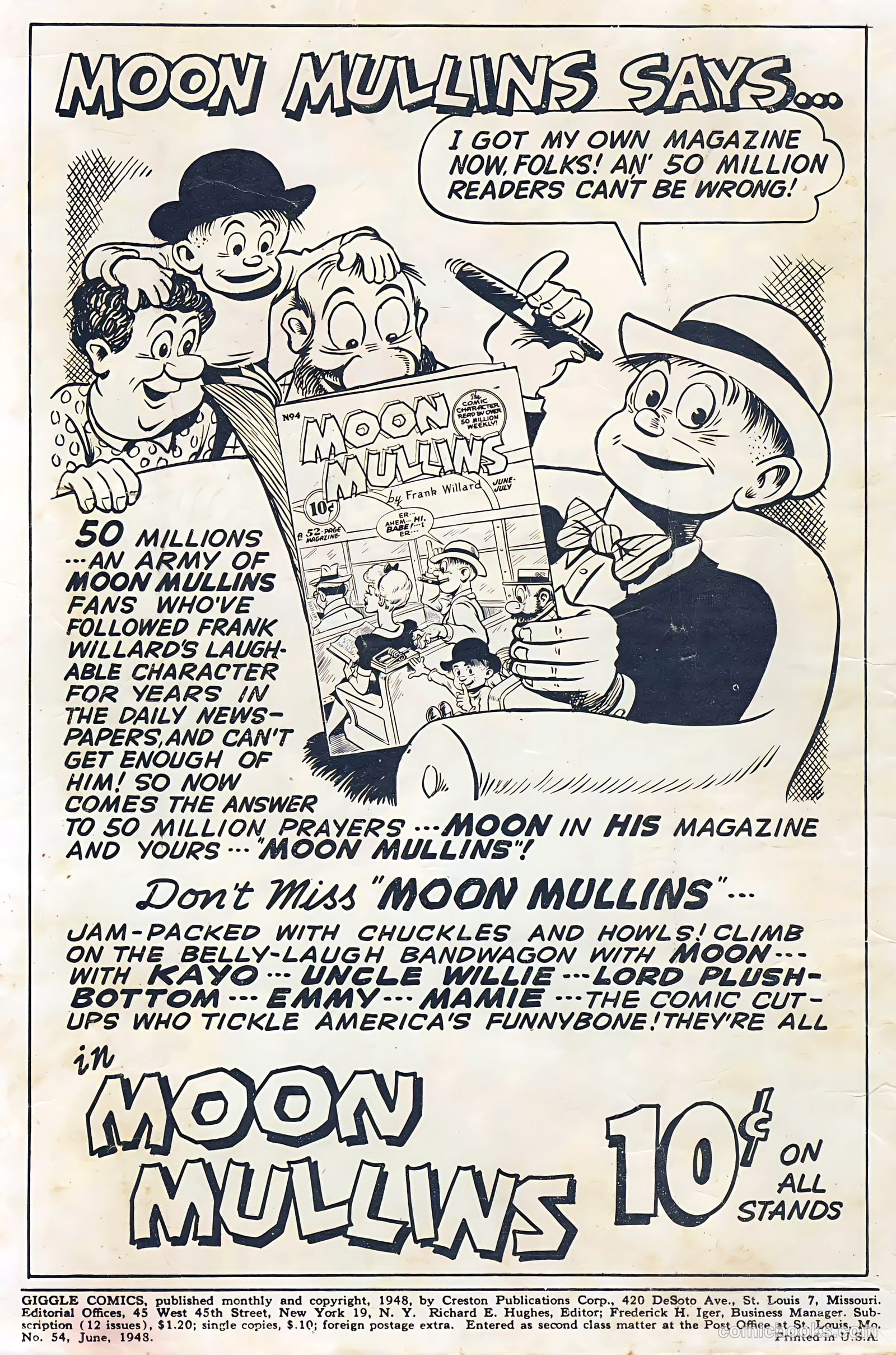 Giggle Comics #54 (1948, Creston Publications Corp.) — page 2 of 52