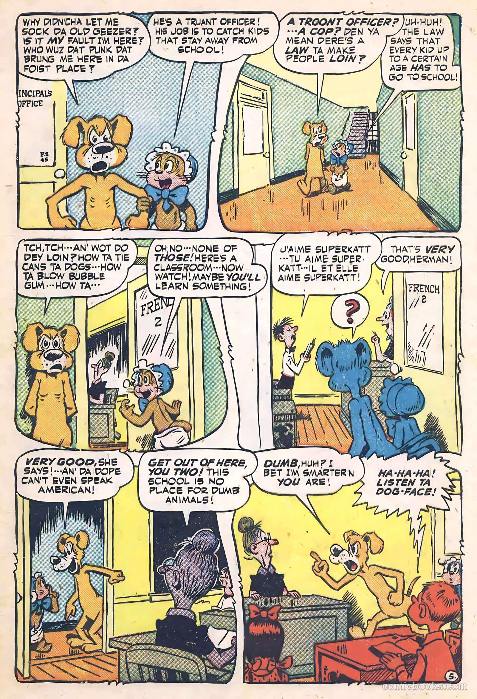 Giggle Comics #54 (1948, Creston Publications Corp.) — page 7 of 52