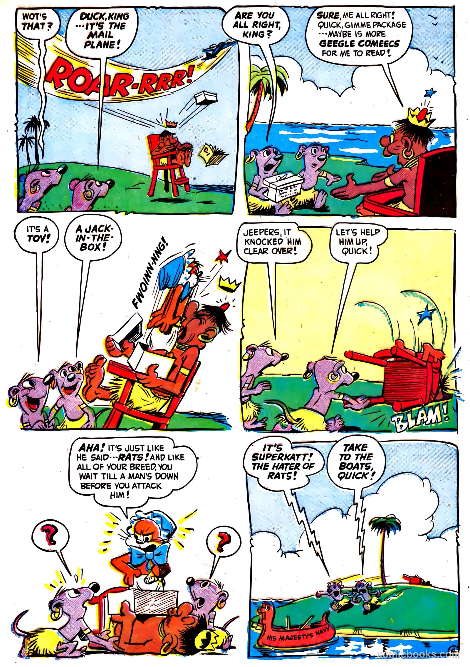 Giggle Comics #70 (1950, Creston Publications Corp.) — page 8 of 52