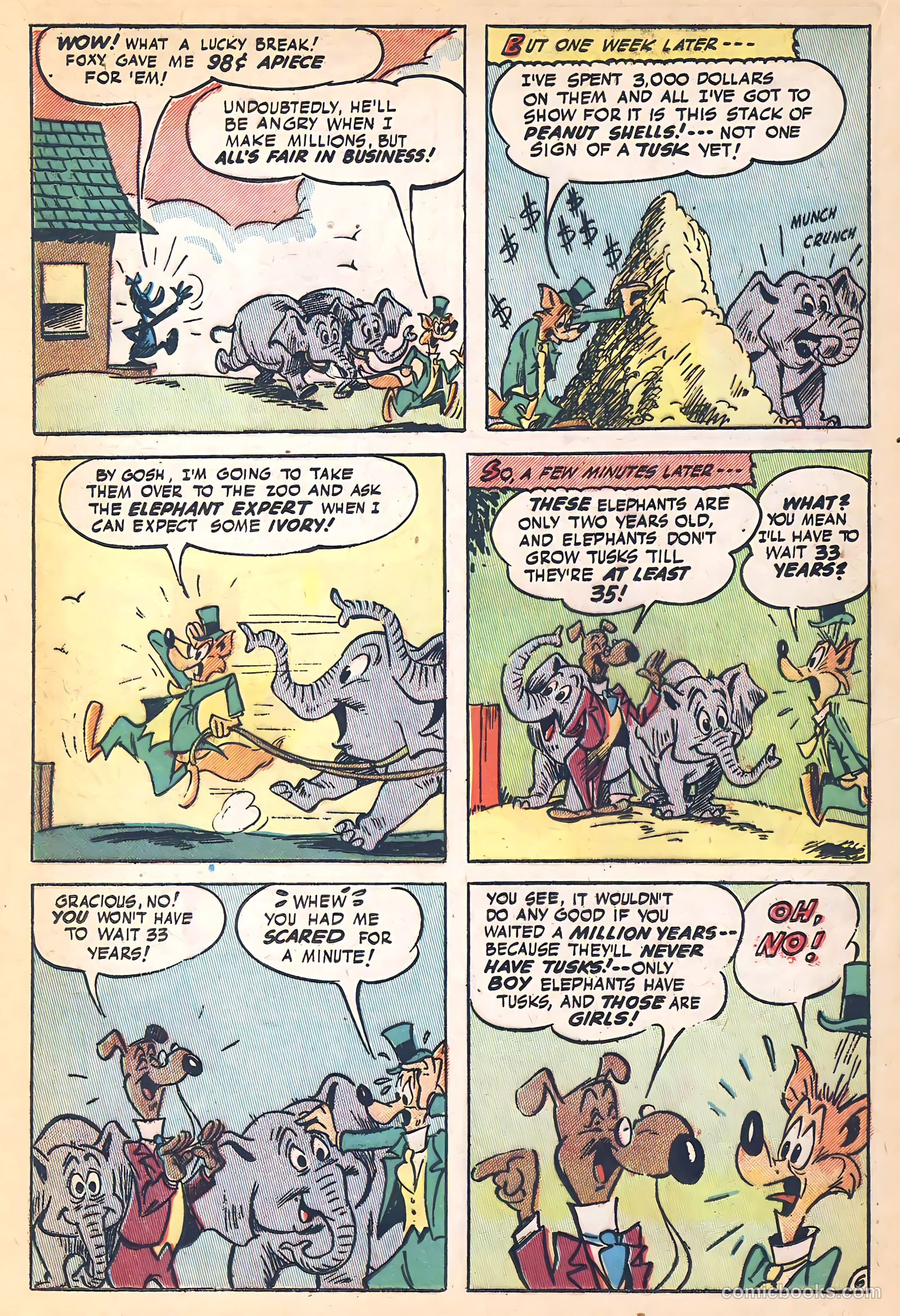Giggle Comics #77 (1951, Creston Publications Corp.) — page 34 of 52