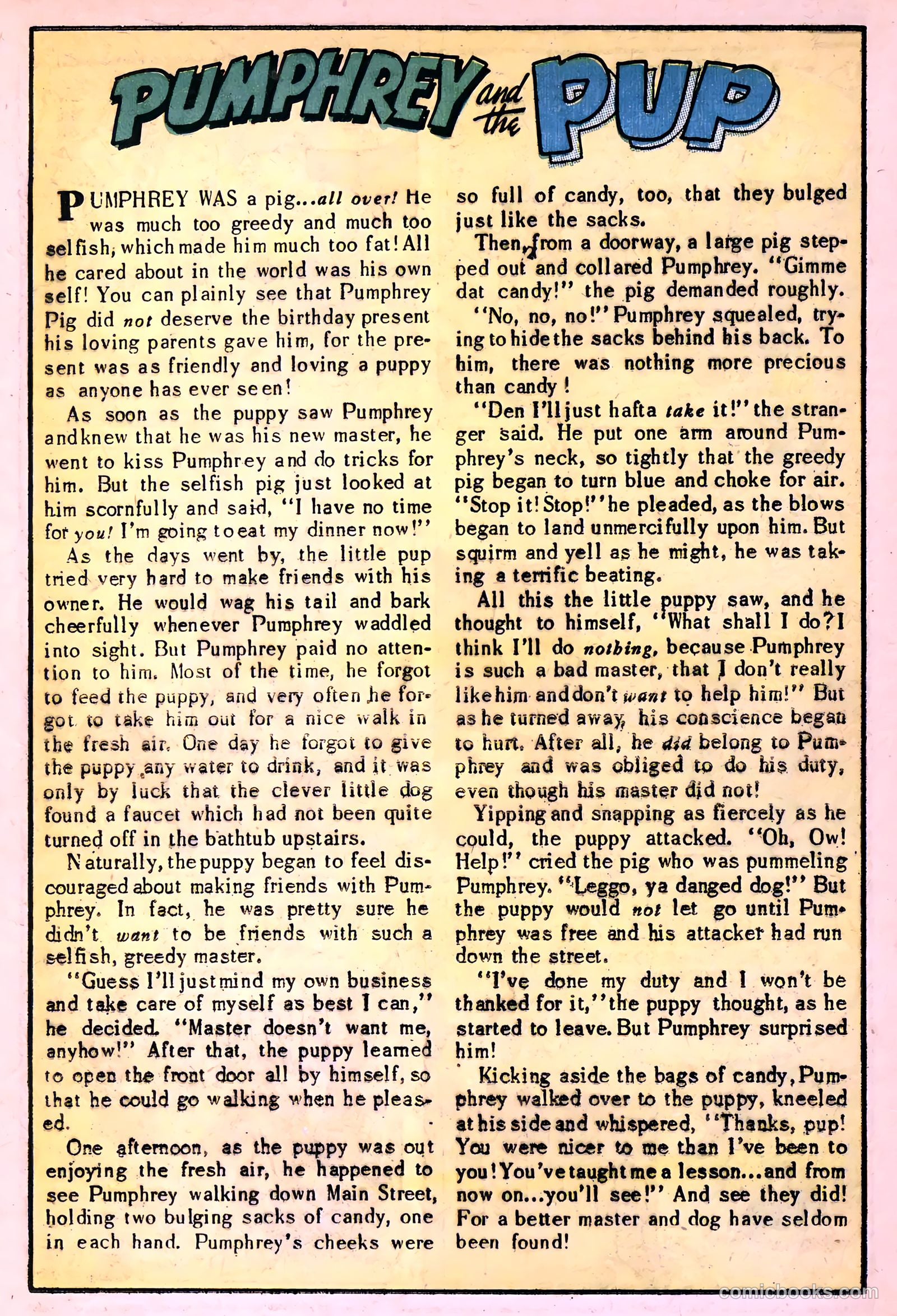 Giggle Comics #77 (1951, Creston Publications Corp.) — page 36 of 52
